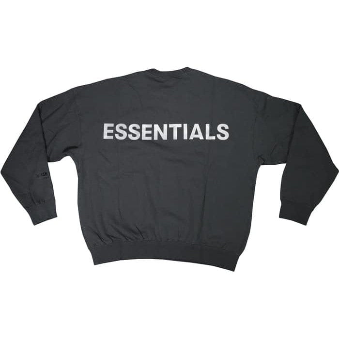 Fear Of God Essentials 3M Logo SS19 Crewneck Black