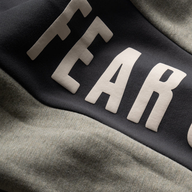 Fear Of God Essentials Paneled Raw Cut Off Sweatpants - Seal Heather/Iron Grey