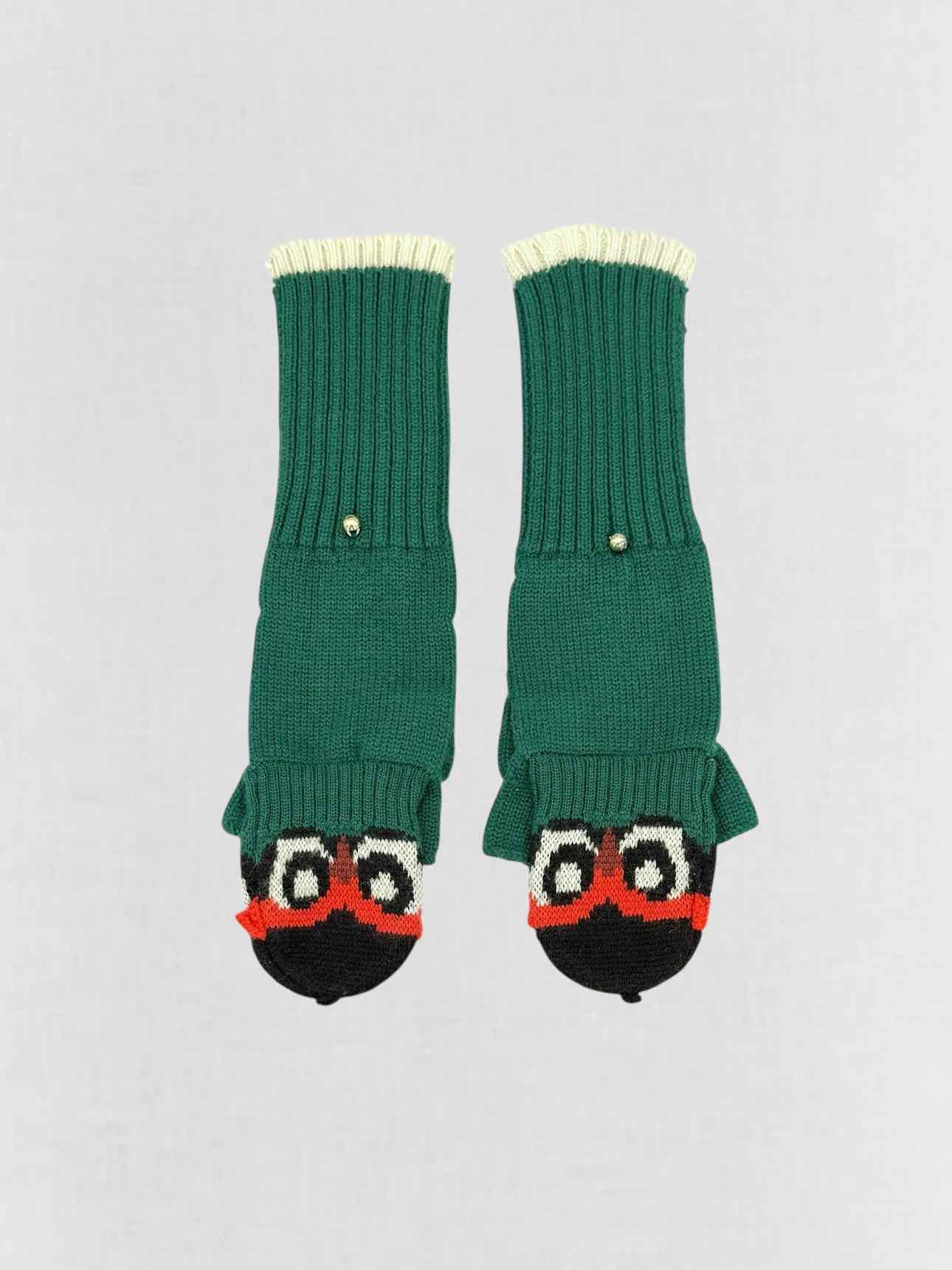 KATE SPADE Green Owl Gloves