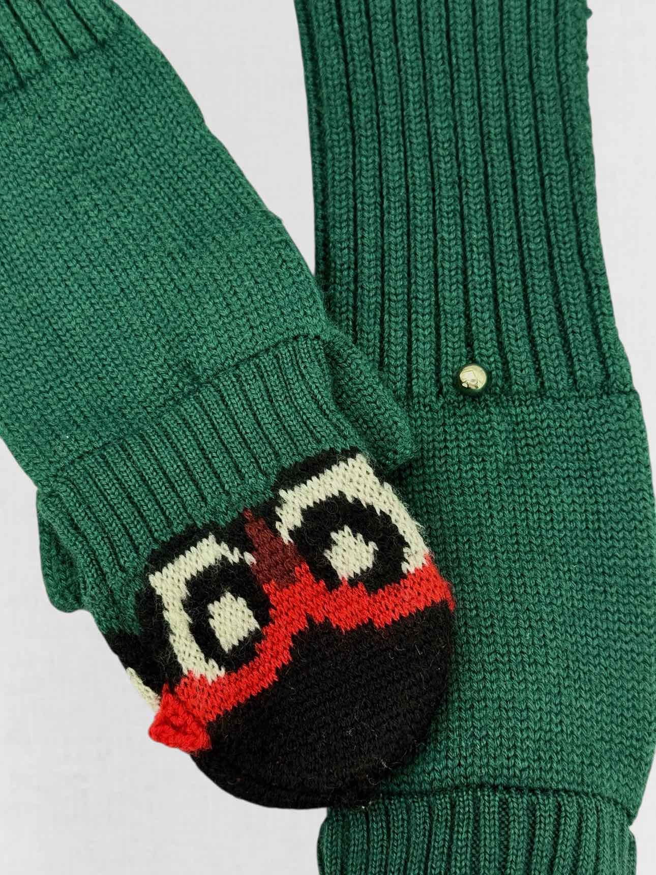 KATE SPADE Green Owl Gloves