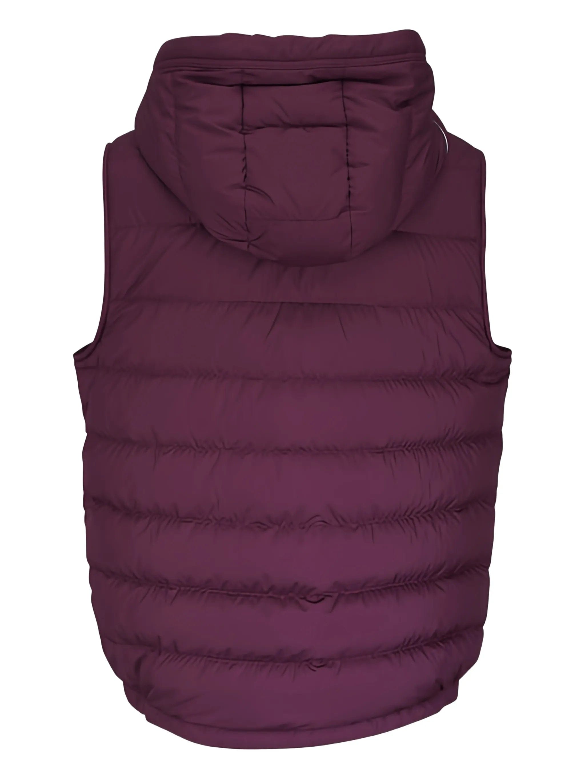 Moncler hooded logo gilet