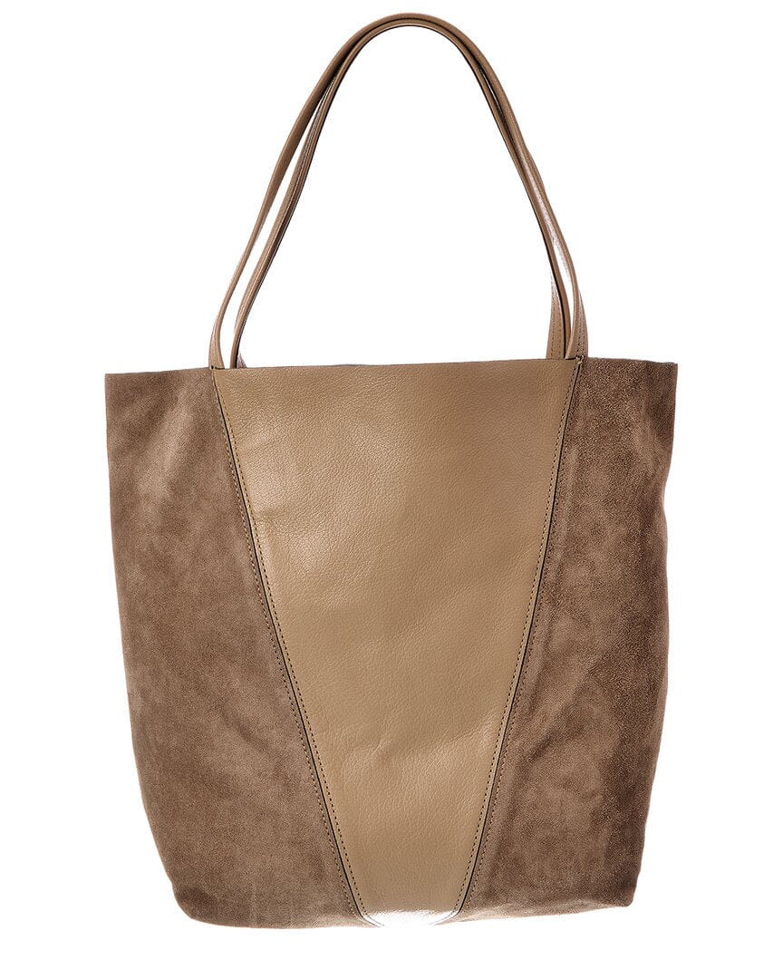 Chloé Spin Suede & Leather Tote