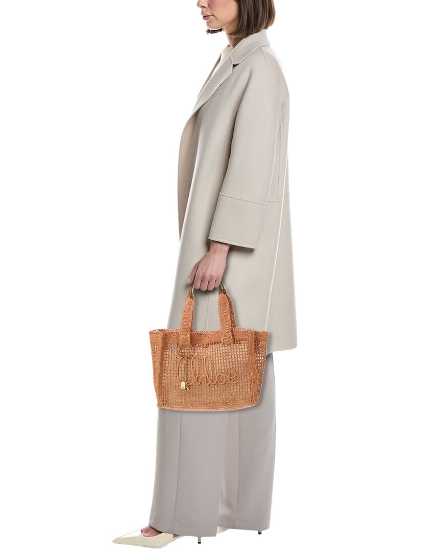 Chloé East - West Raffia Tote