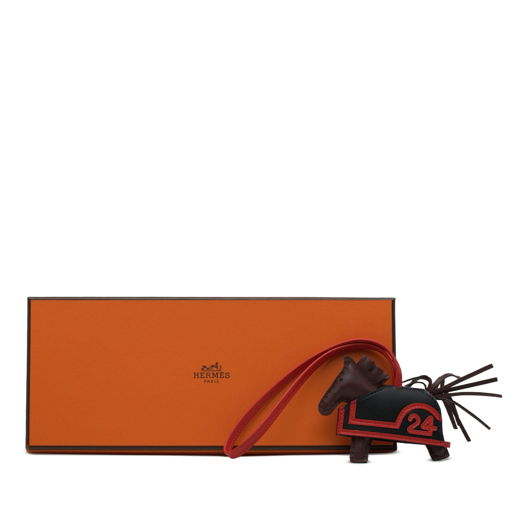 Hermès Milo Lambskin Rodeo Robeo 24 Bag Charm PM