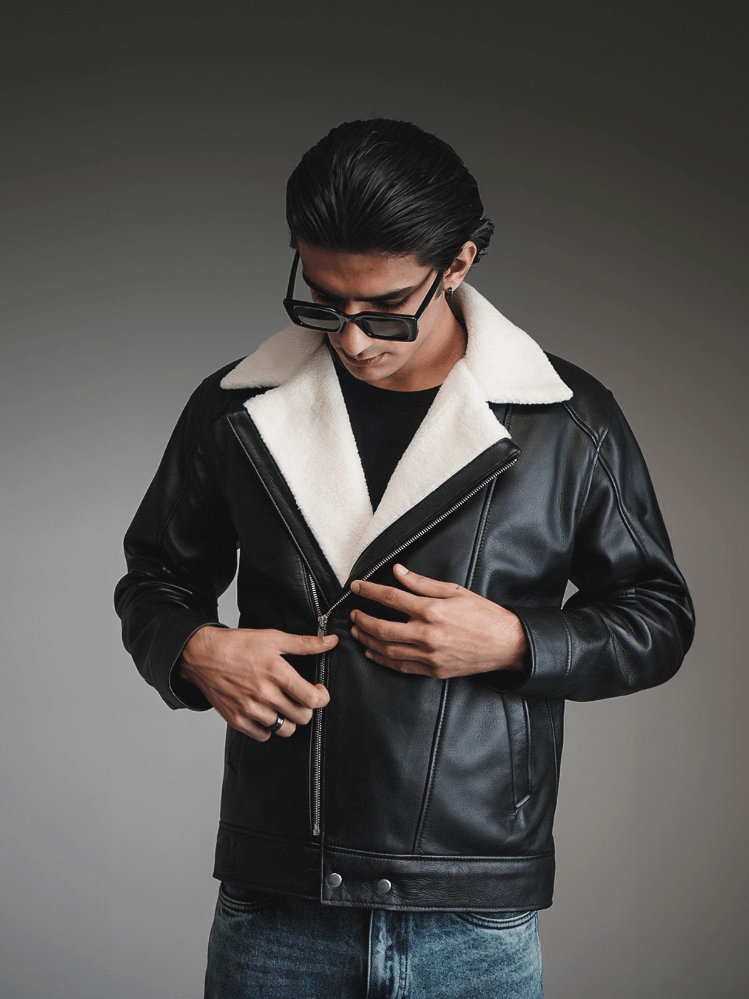 Young Grandpa THE MAVERICK LEATHER JACKET