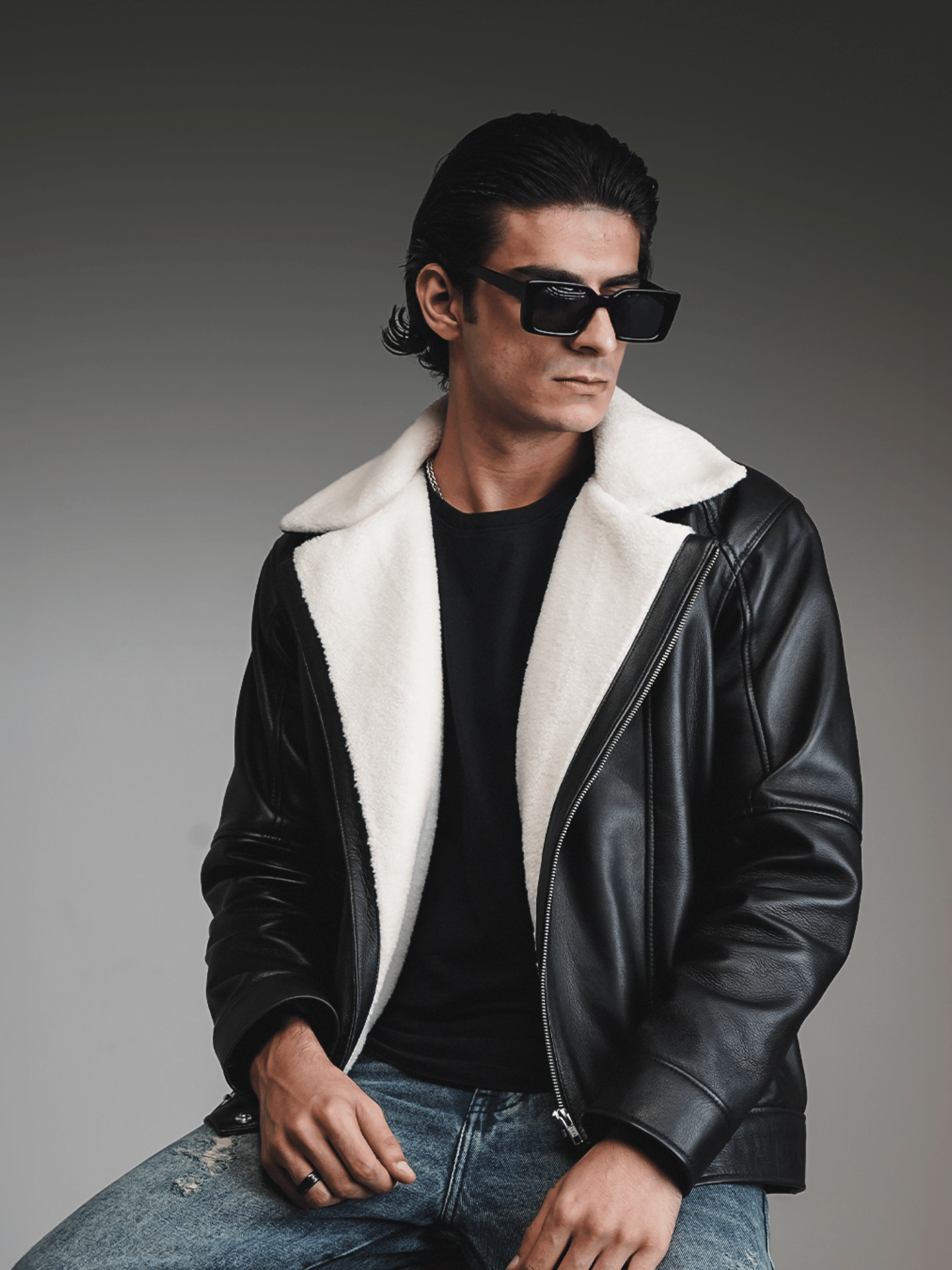 Young Grandpa THE MAVERICK LEATHER JACKET
