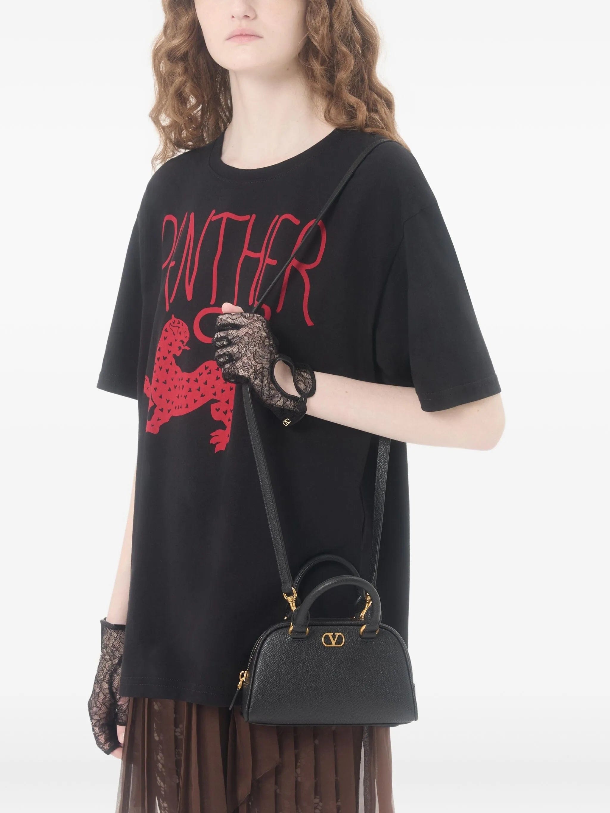 Valentino Garavani mini Bowling V - logo signature tote bag