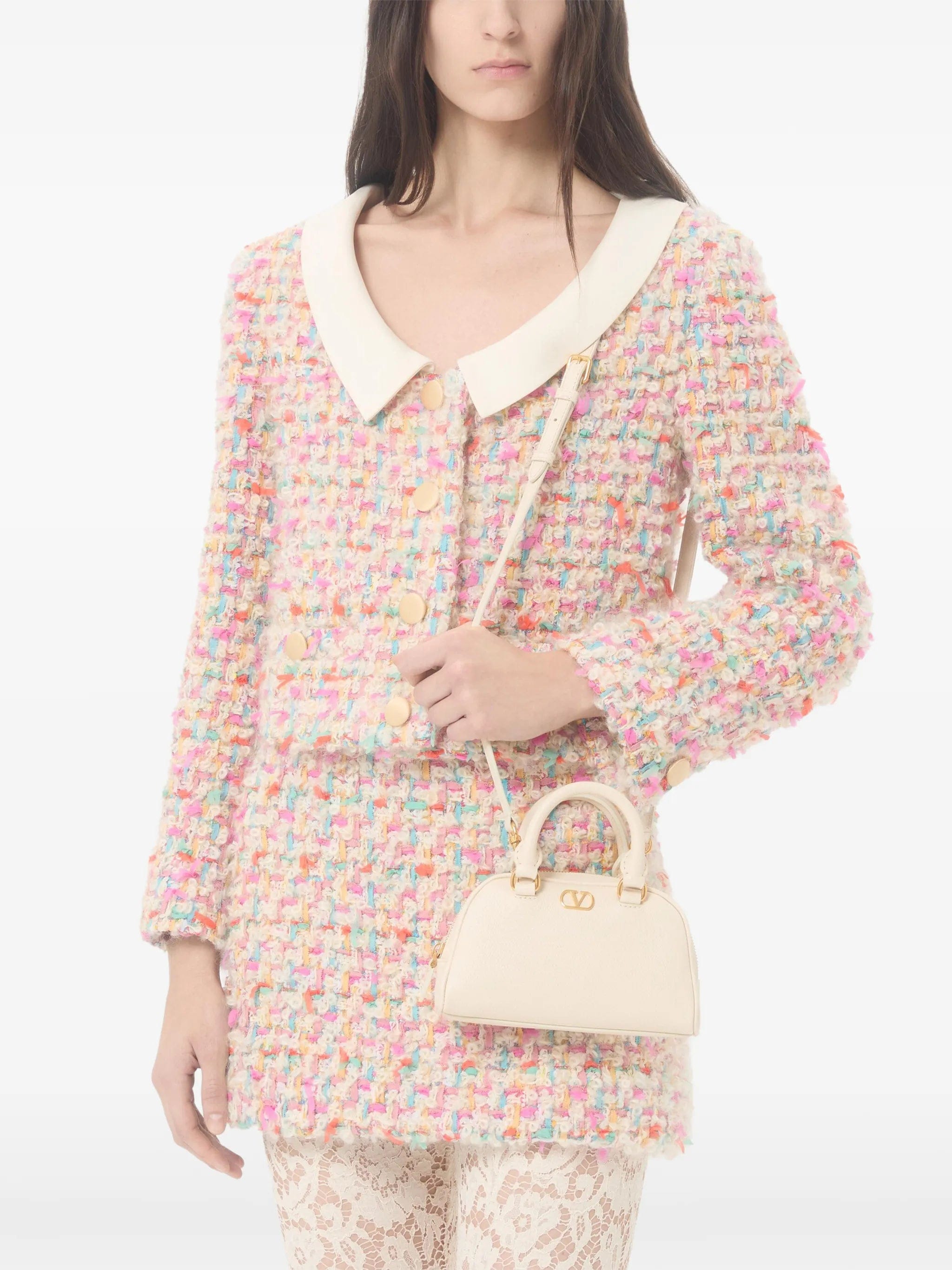 Valentino Garavani mini Bowling logo tote bag