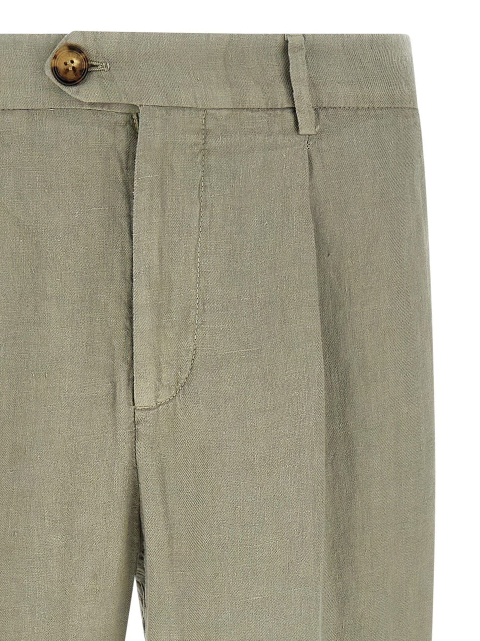 Brunello Cucinelli Linen Casual Men's Pants