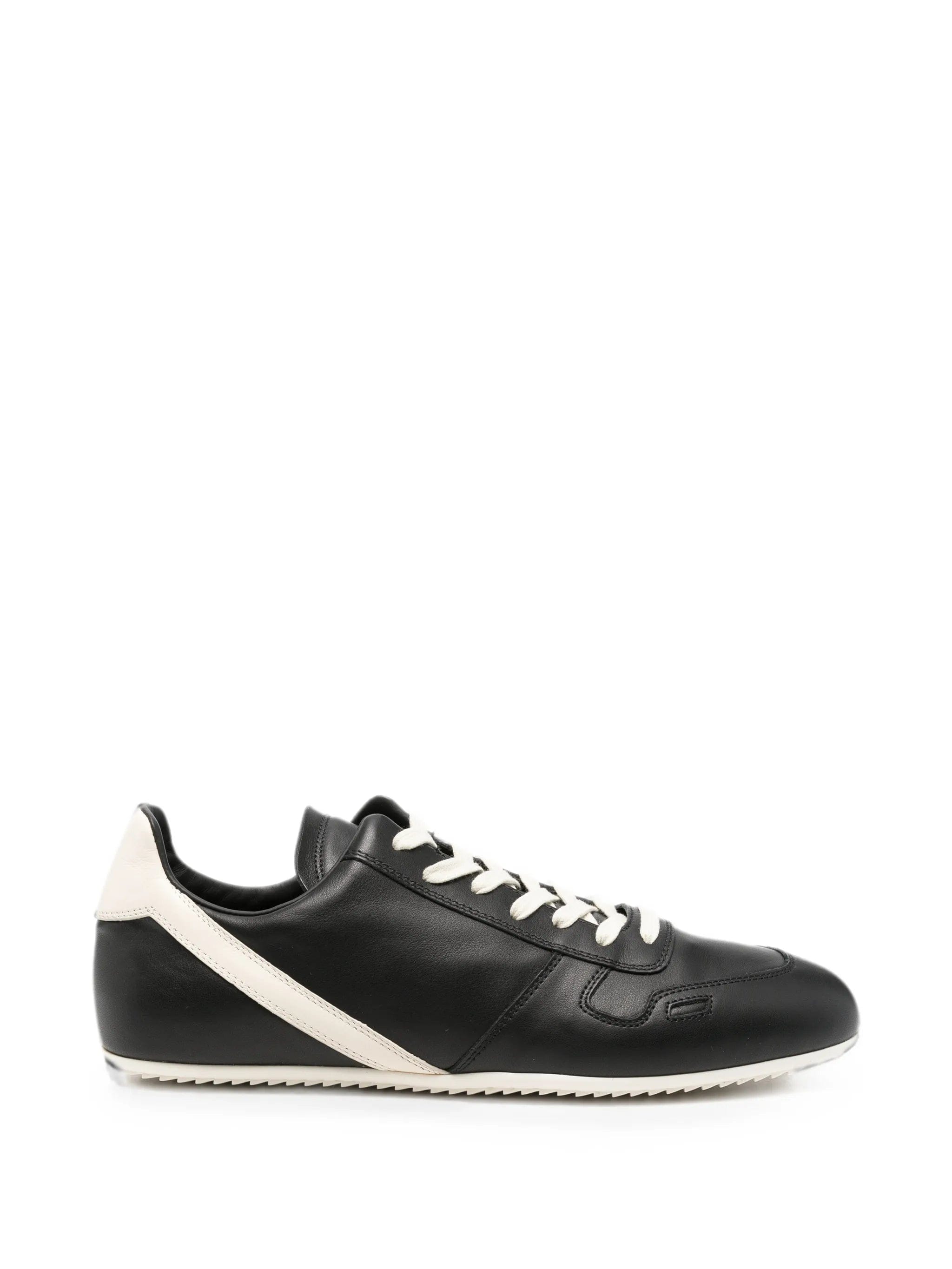 Rick Owens lace - up leather sneakers