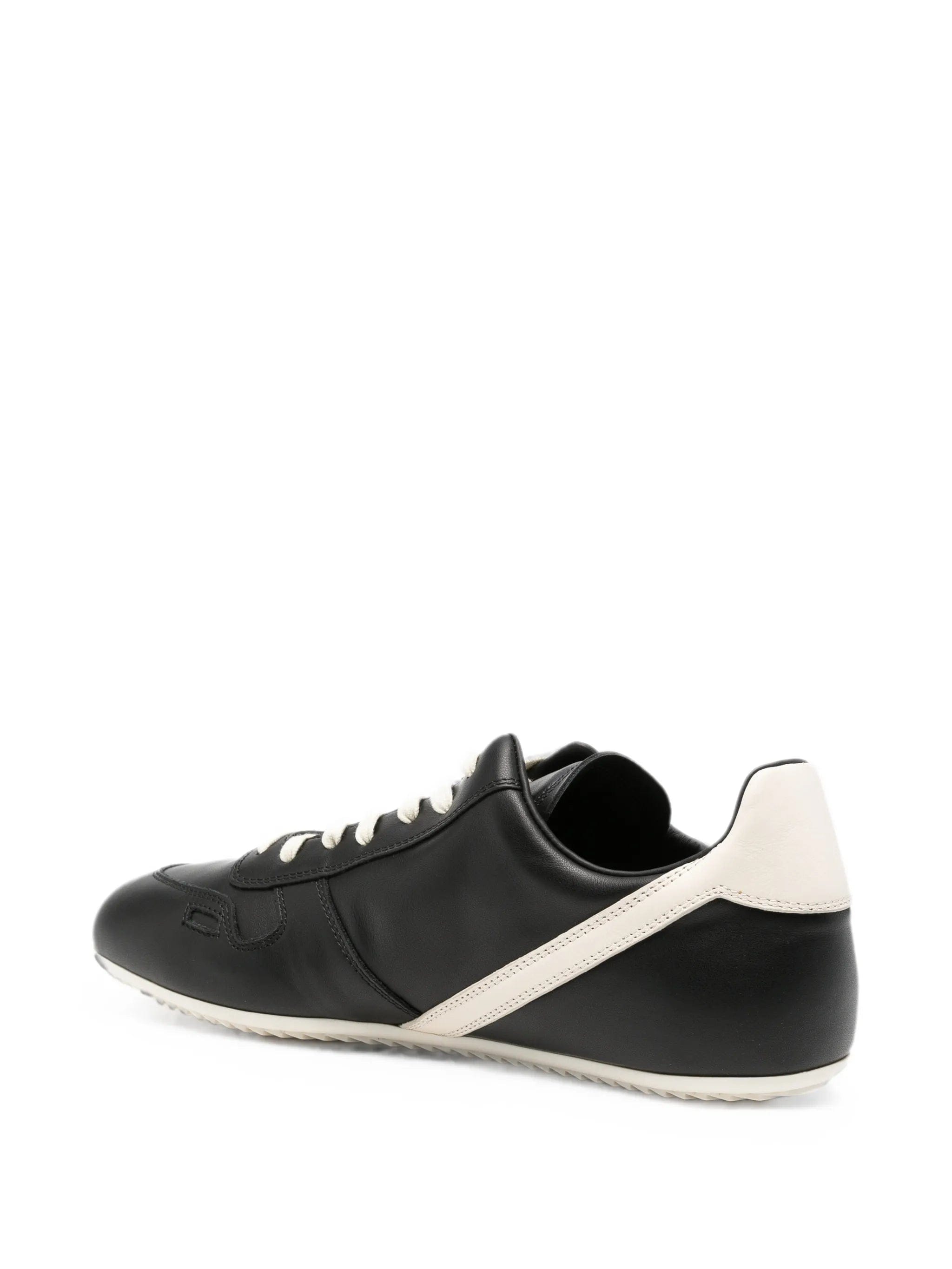 Rick Owens lace - up leather sneakers