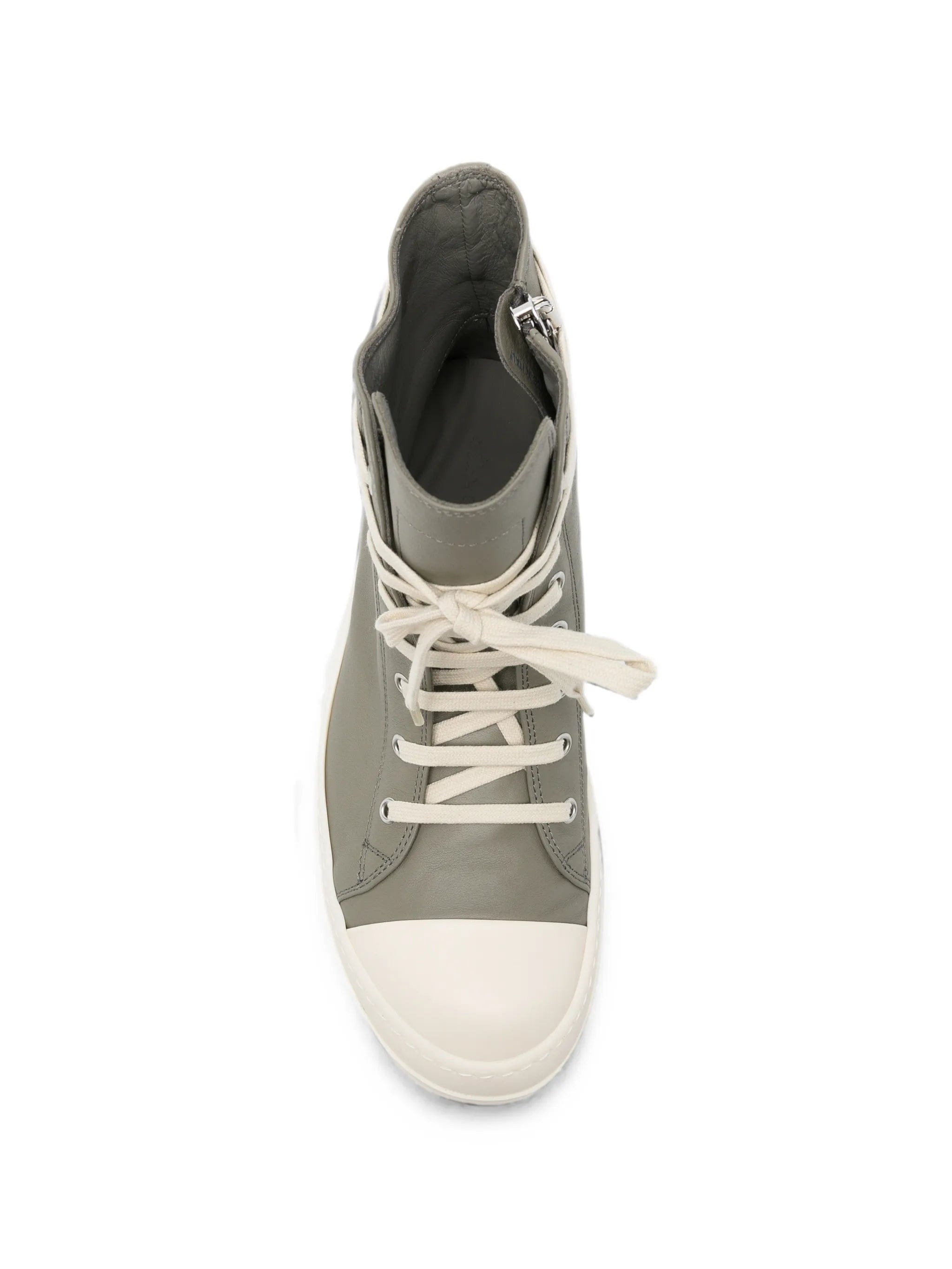 Rick Owens high - top leather sneakers