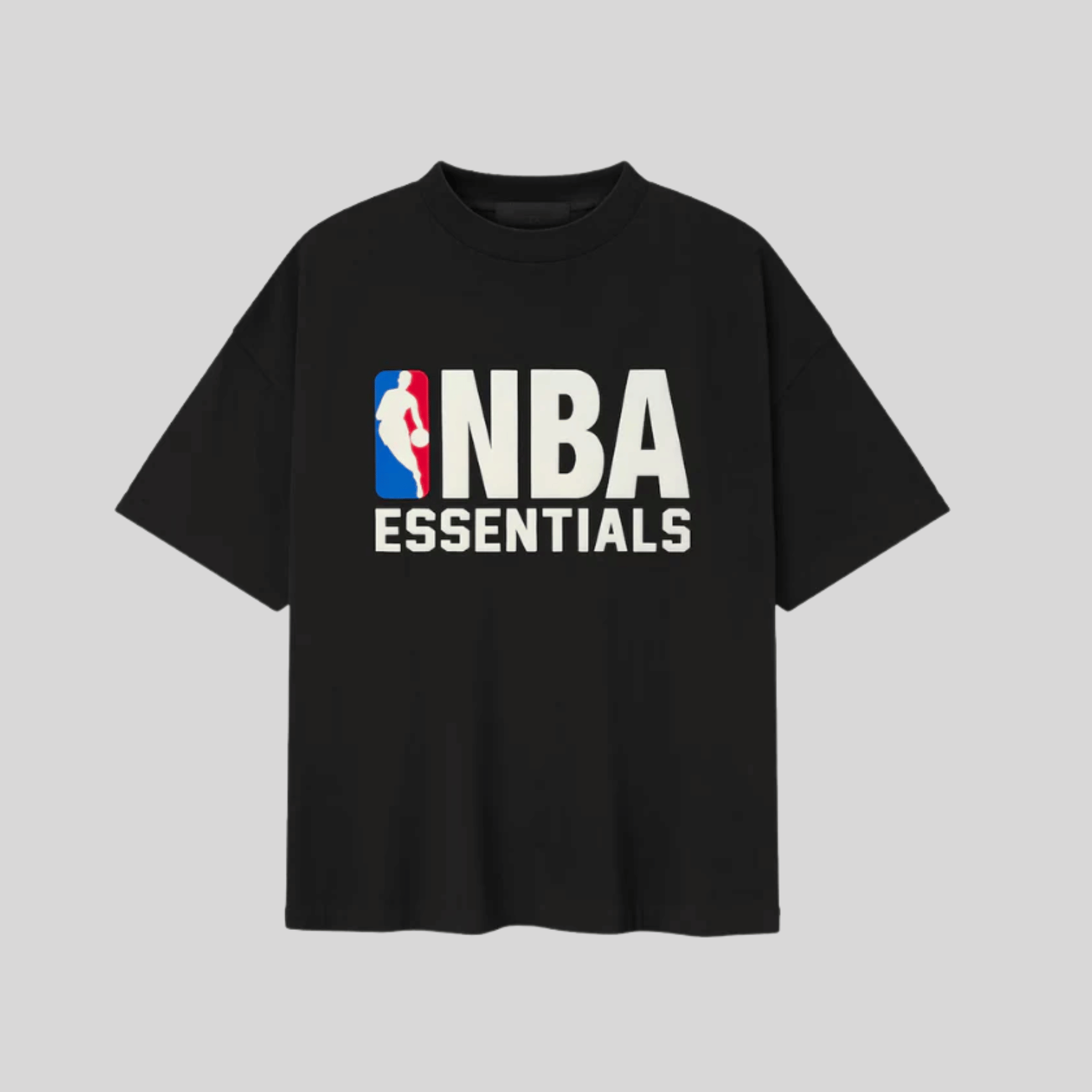 Fear of God Essentials NBA BLACK RED T-Shirt