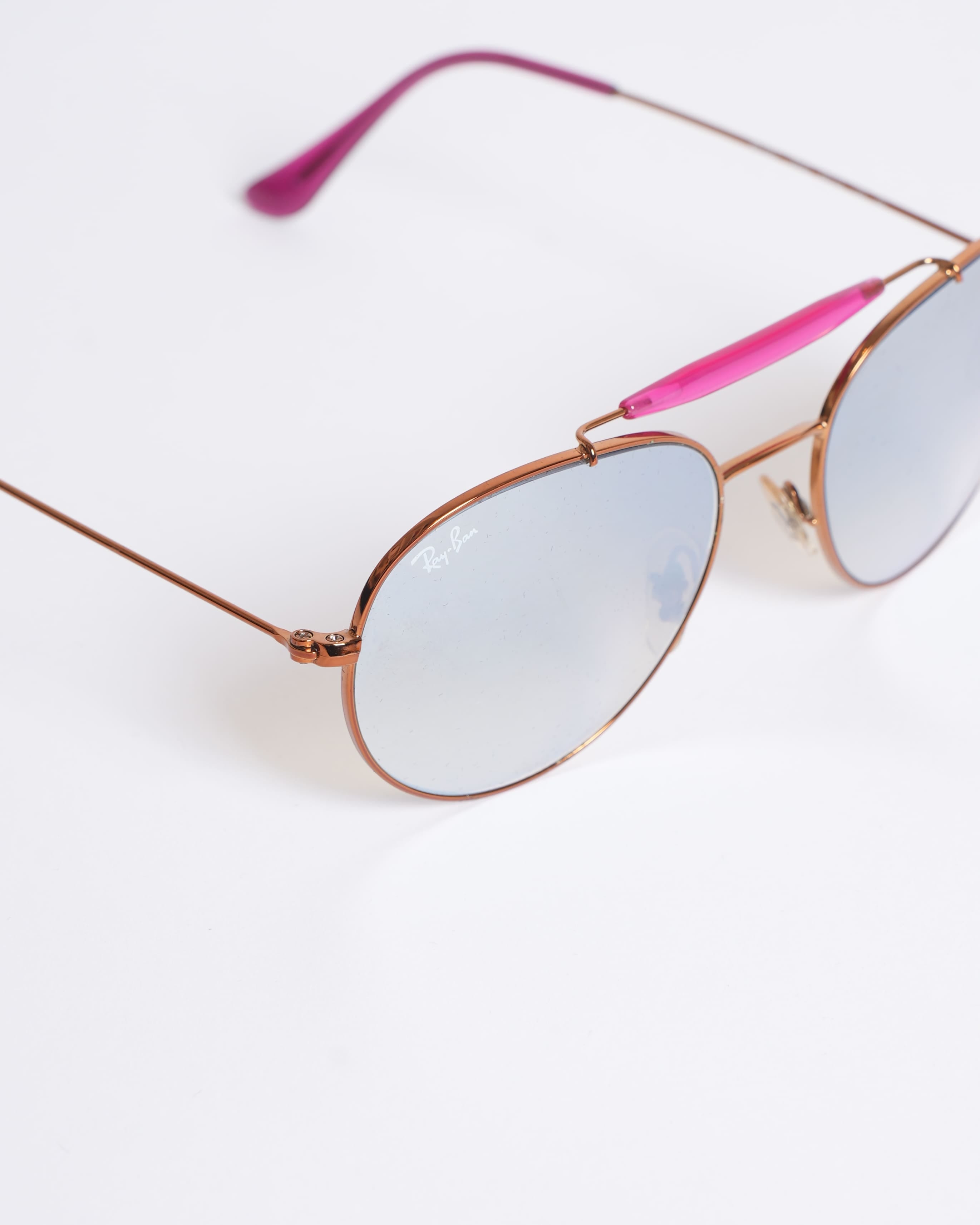 Ray-Ban Rayban Aviator Women's Sunglasses In Pink