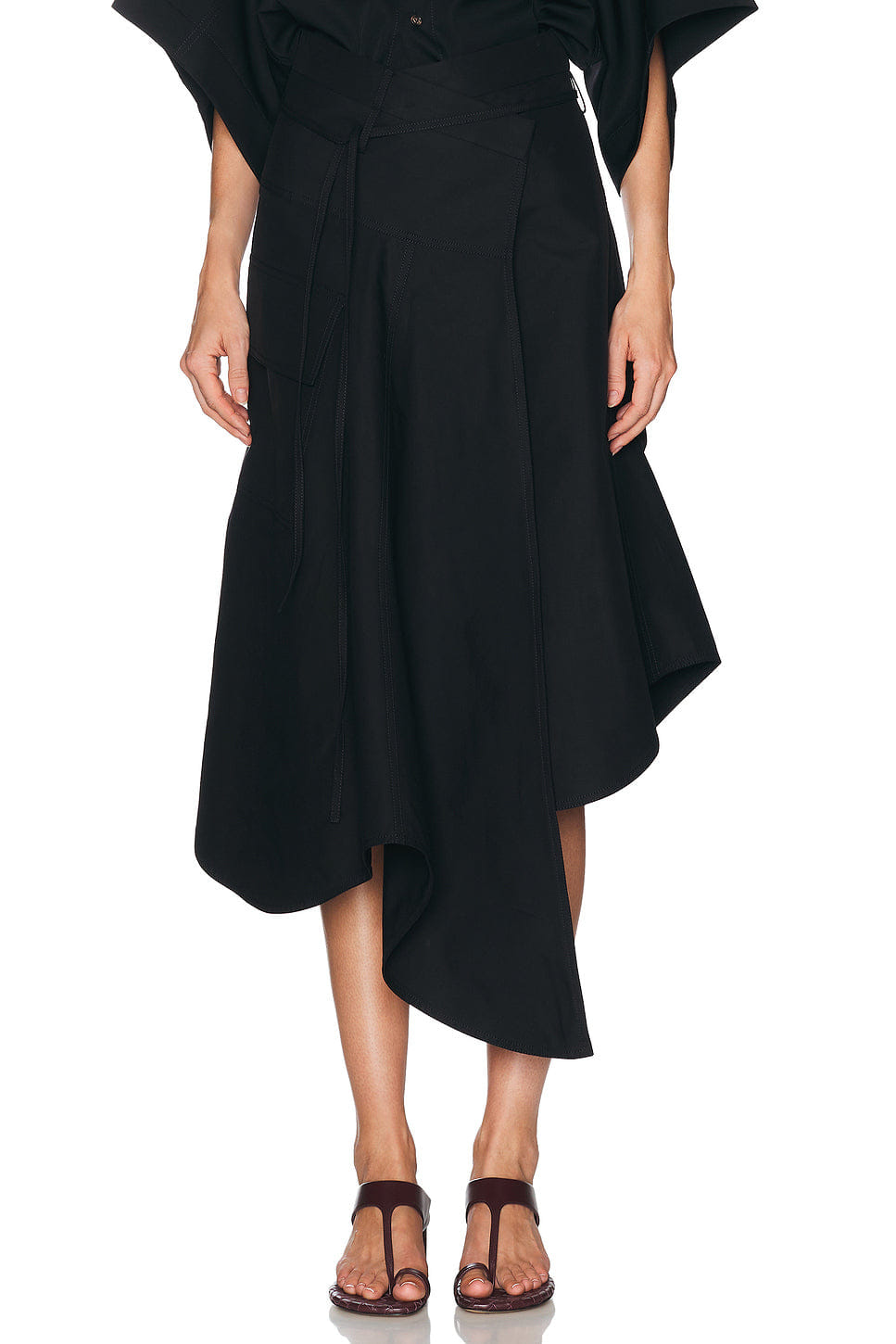 Bottega Veneta Toile Long Skirt