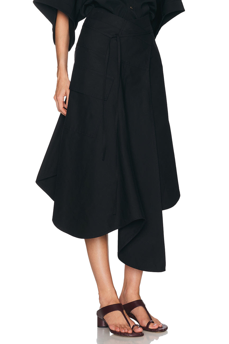 Bottega Veneta Toile Long Skirt