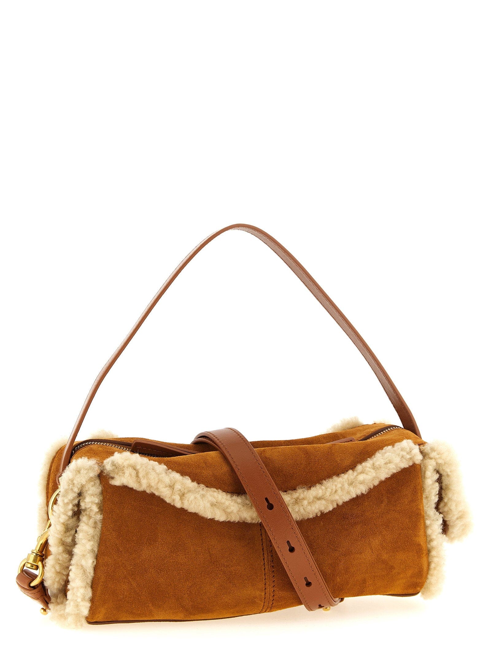 Balmain Shoulder Bag — Cognac