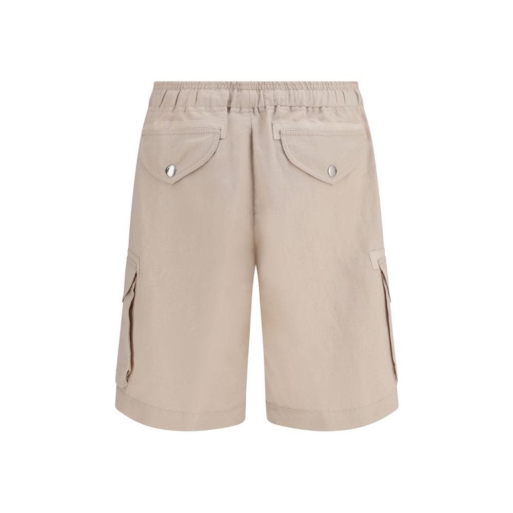 Brunello Cucinelli Linen Bermuda Men's Shorts