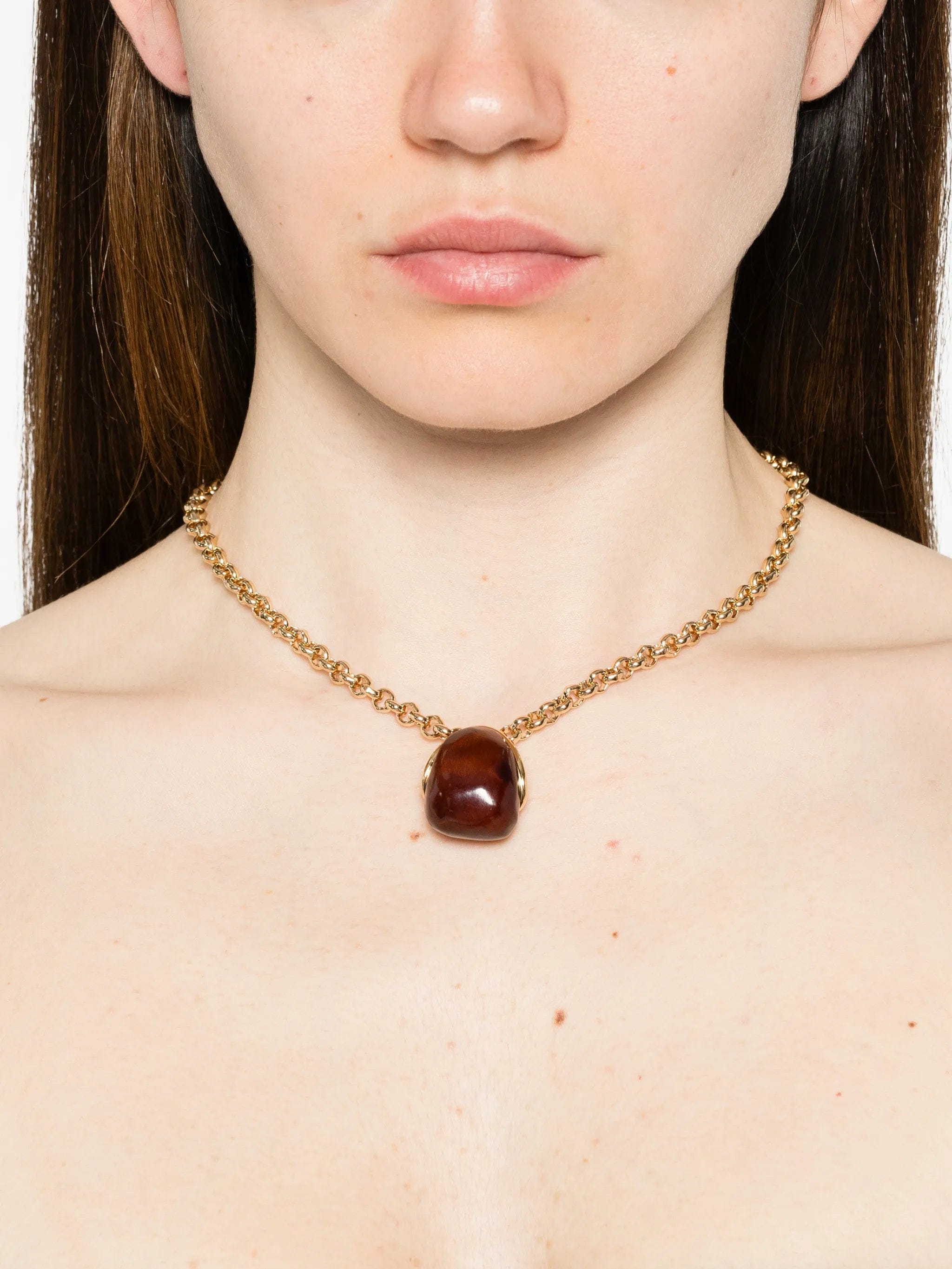Jacquemus Le Pendant Raisin chain necklace