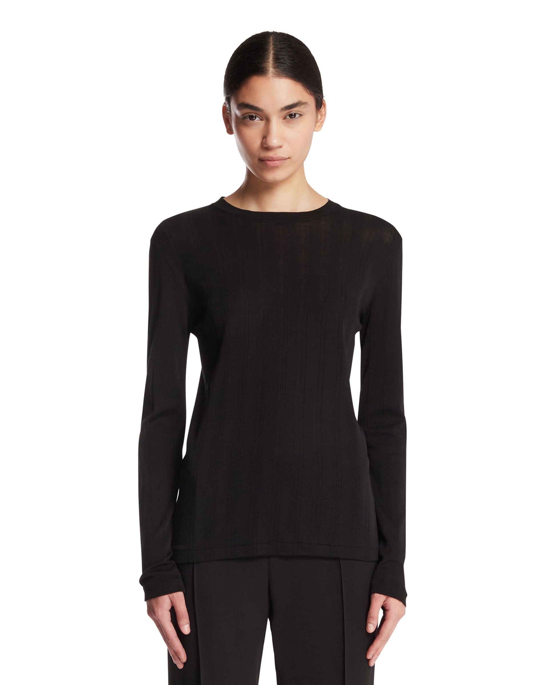 THE ROW T - Shirt Dantea In Cotone Nera