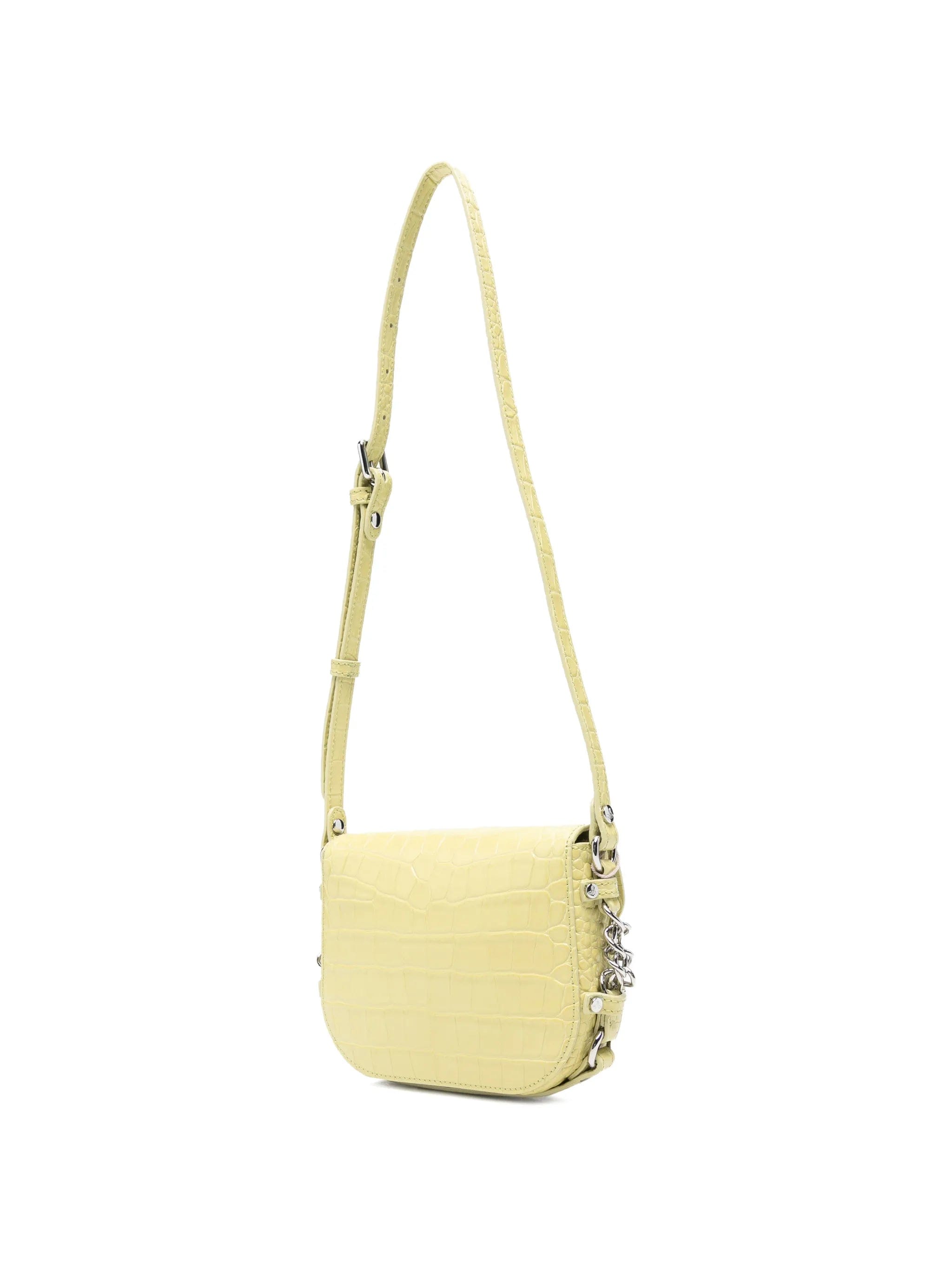 Vivienne Westwood Hunter croc - embossed mini crossbody bag