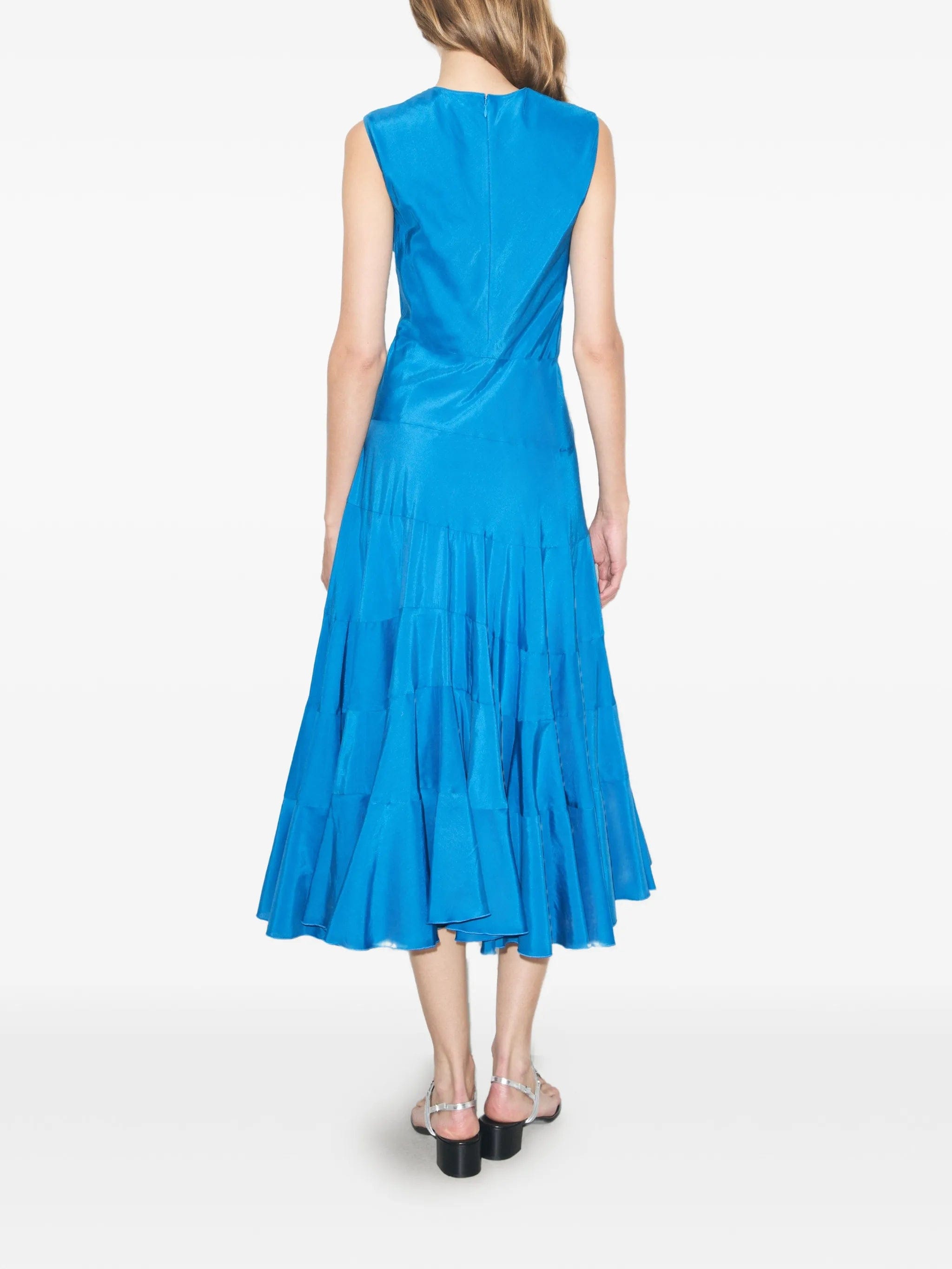 Tory Burch flared cotton silk dress