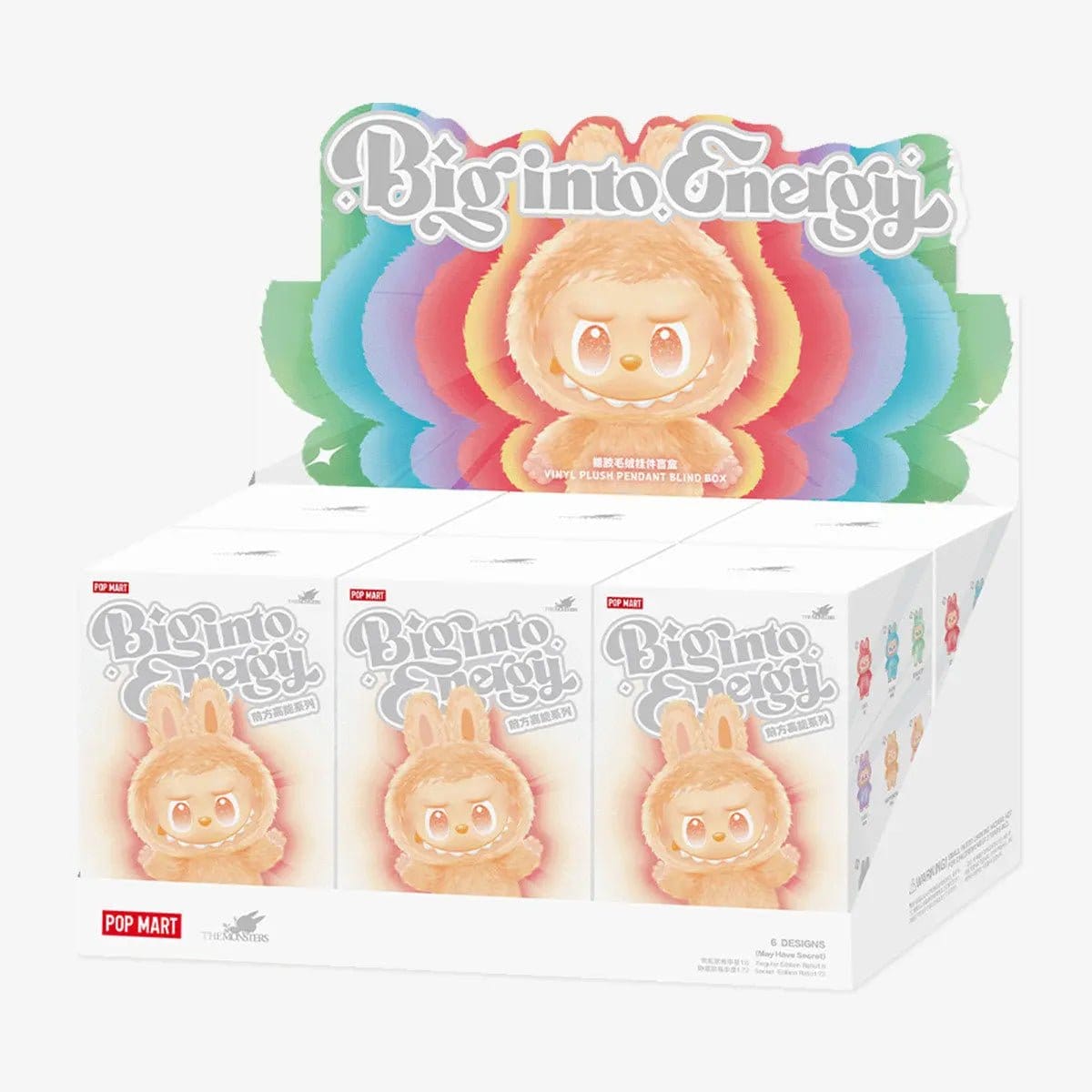 Pop Mart Labubu The Monsters – Big Into Energy Series - Vinyl Plush Pendant Blind Box