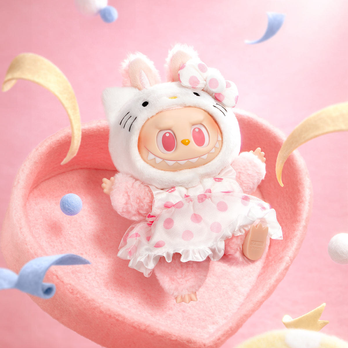 Pop Mart The Monsters Labubu x Hello Kitty and Friends Series Hello Kitty Vinyl Plush Pendant