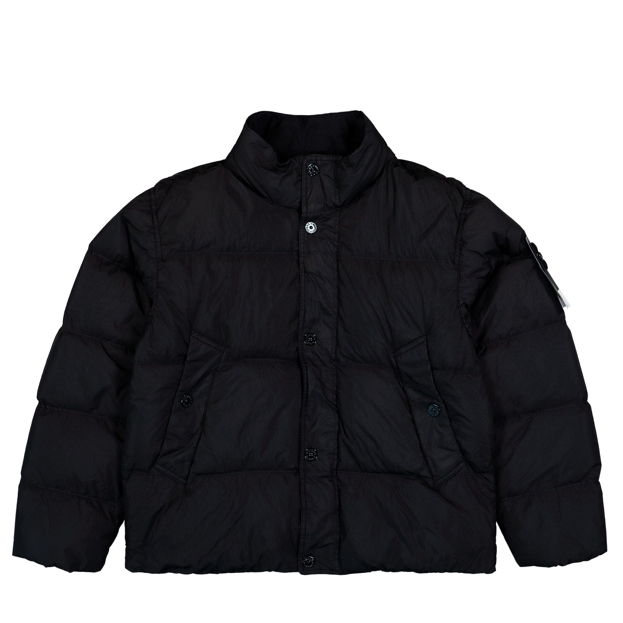Stone Island Garment Dyed Crinkle Reps NY Down Jacket With Wind Resistance