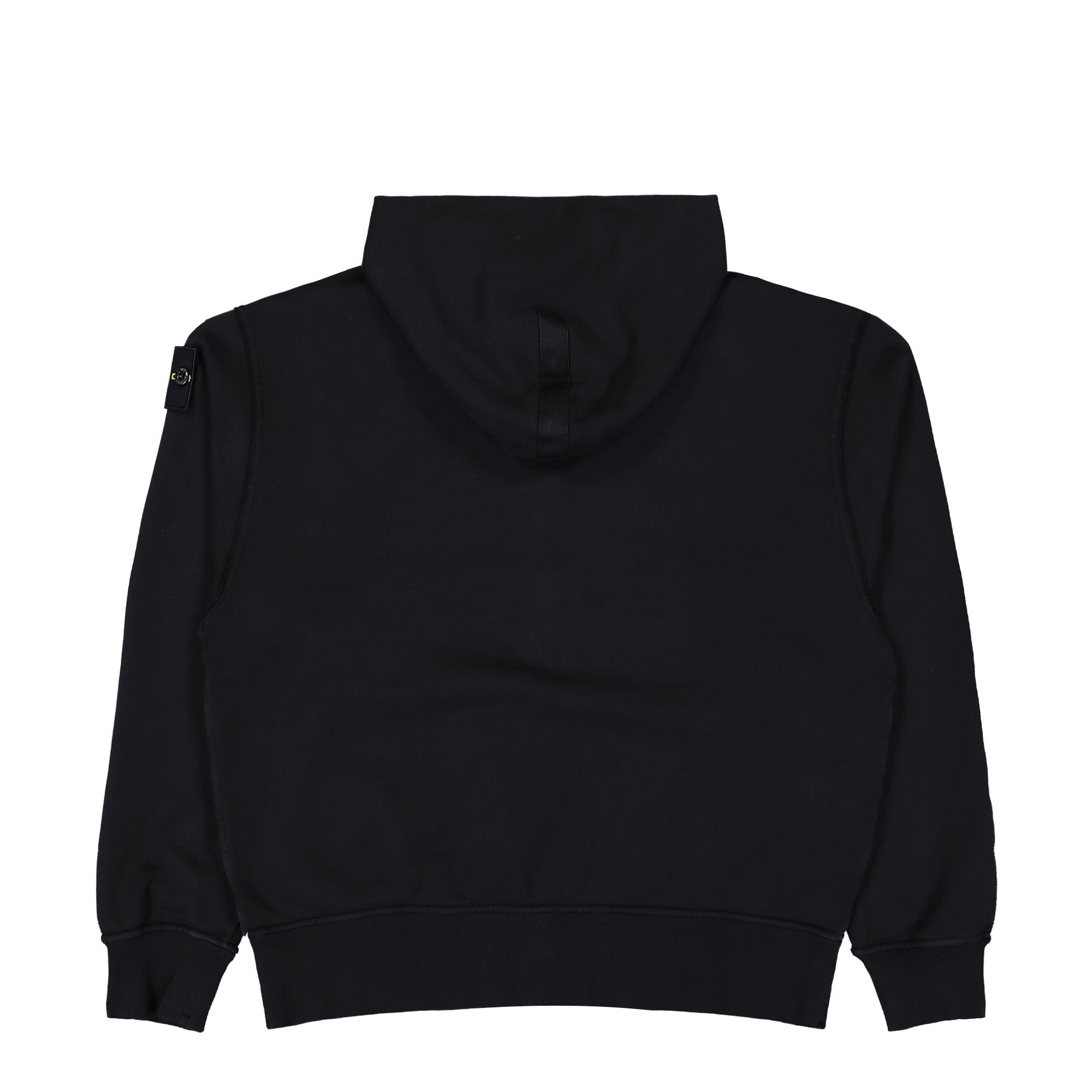 Stone Island Organic Cotton Fleece Zip Up Hoodie Sweater
