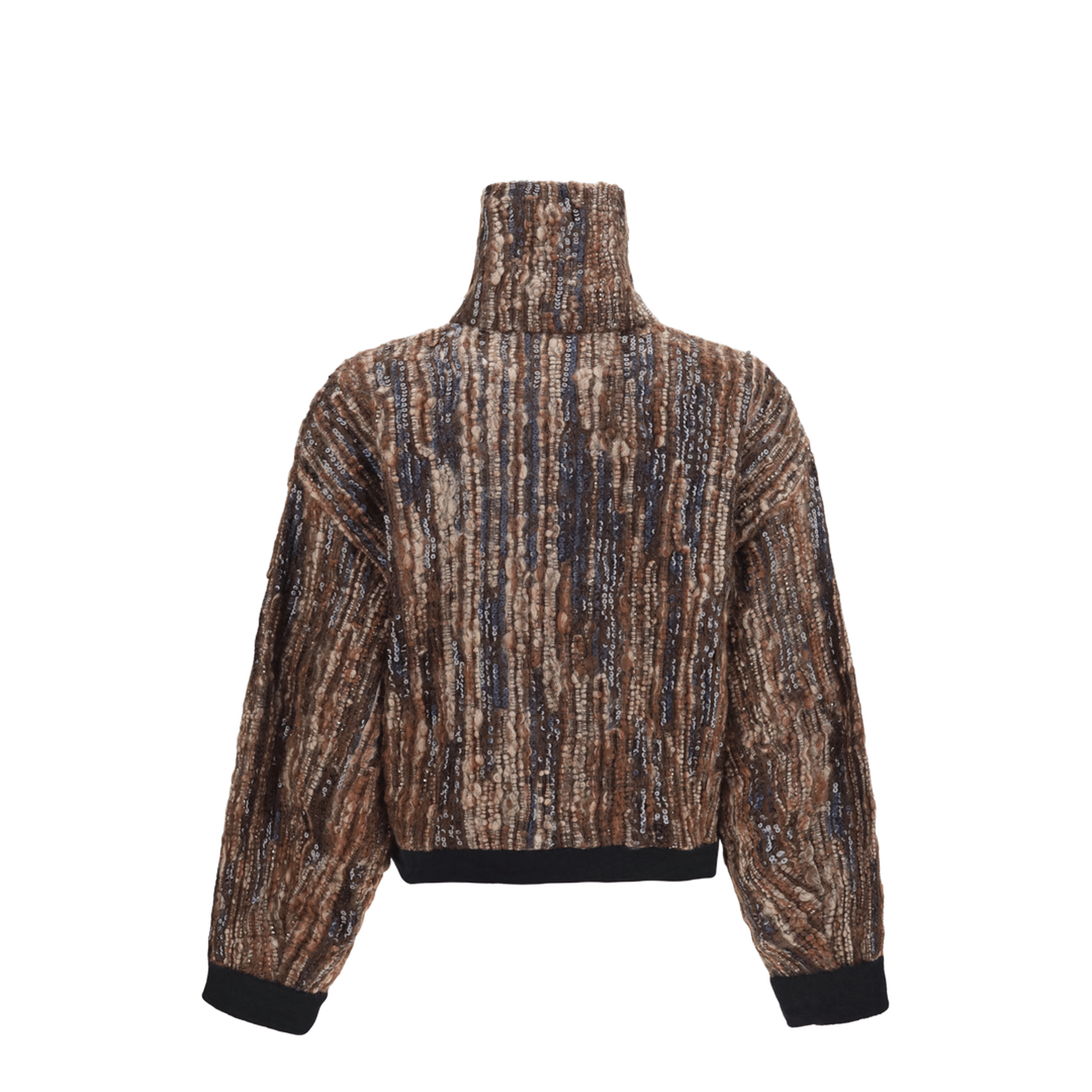 Brunello Cucinelli Perforated Zip Cardigan