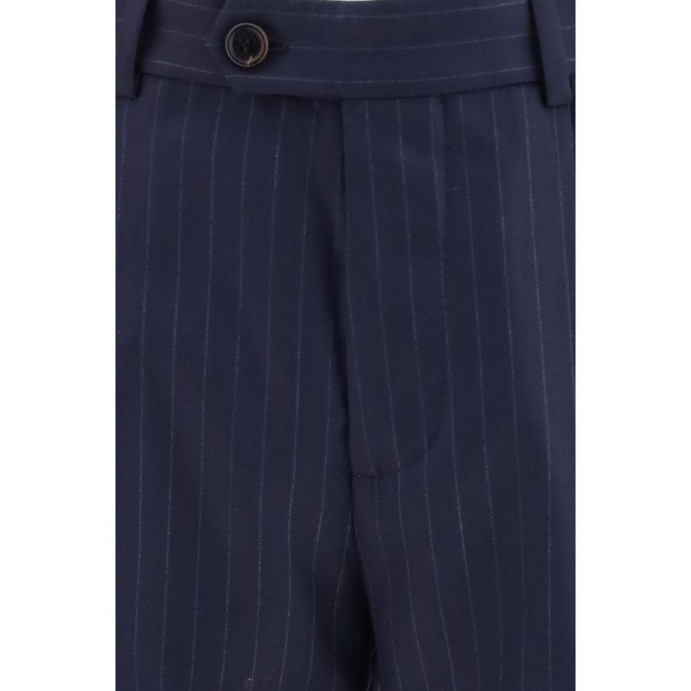 Brunello Cucinelli Wool Oves Aries Dress Men's Pants