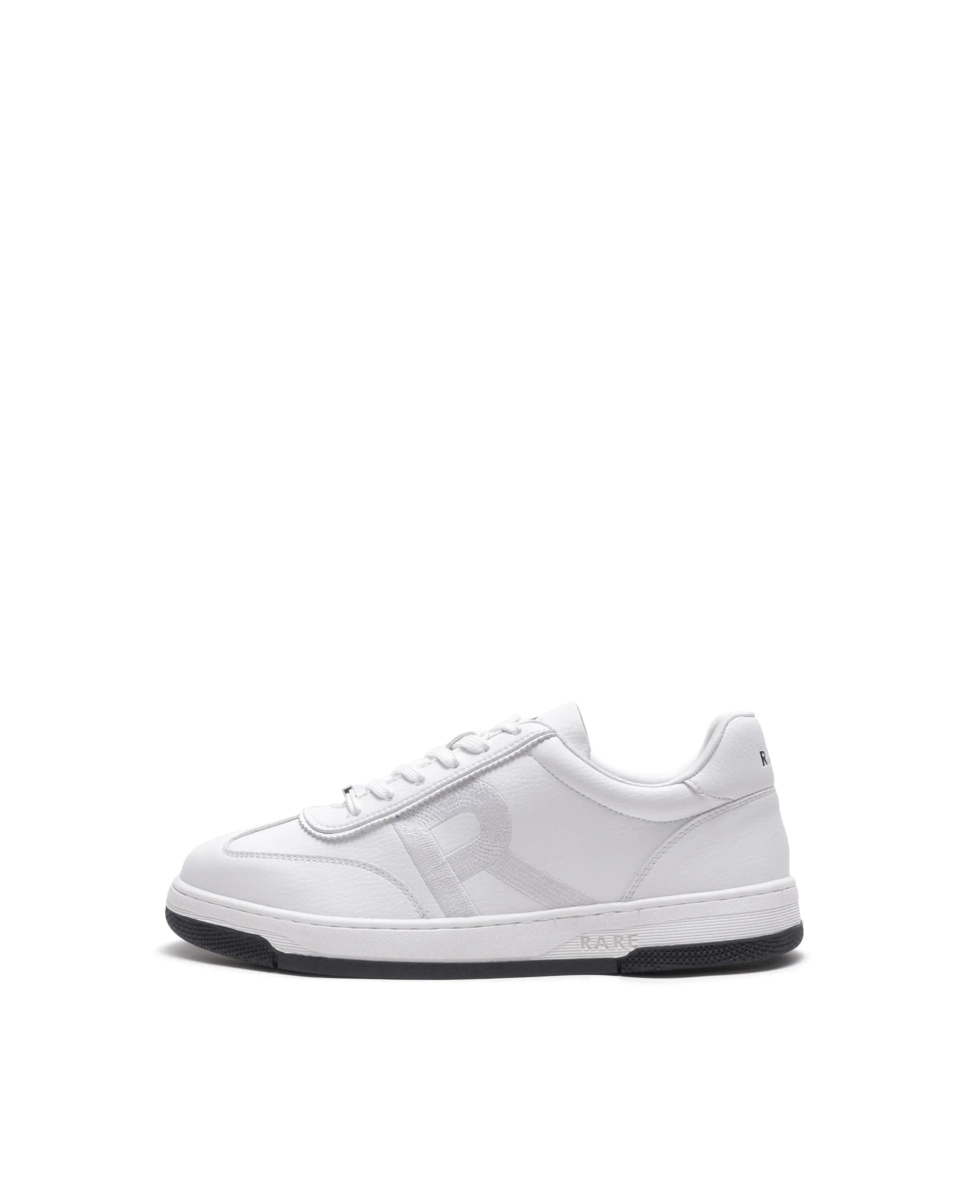 Rarez Men's Aven White Micro Fiber Regular Sneaker