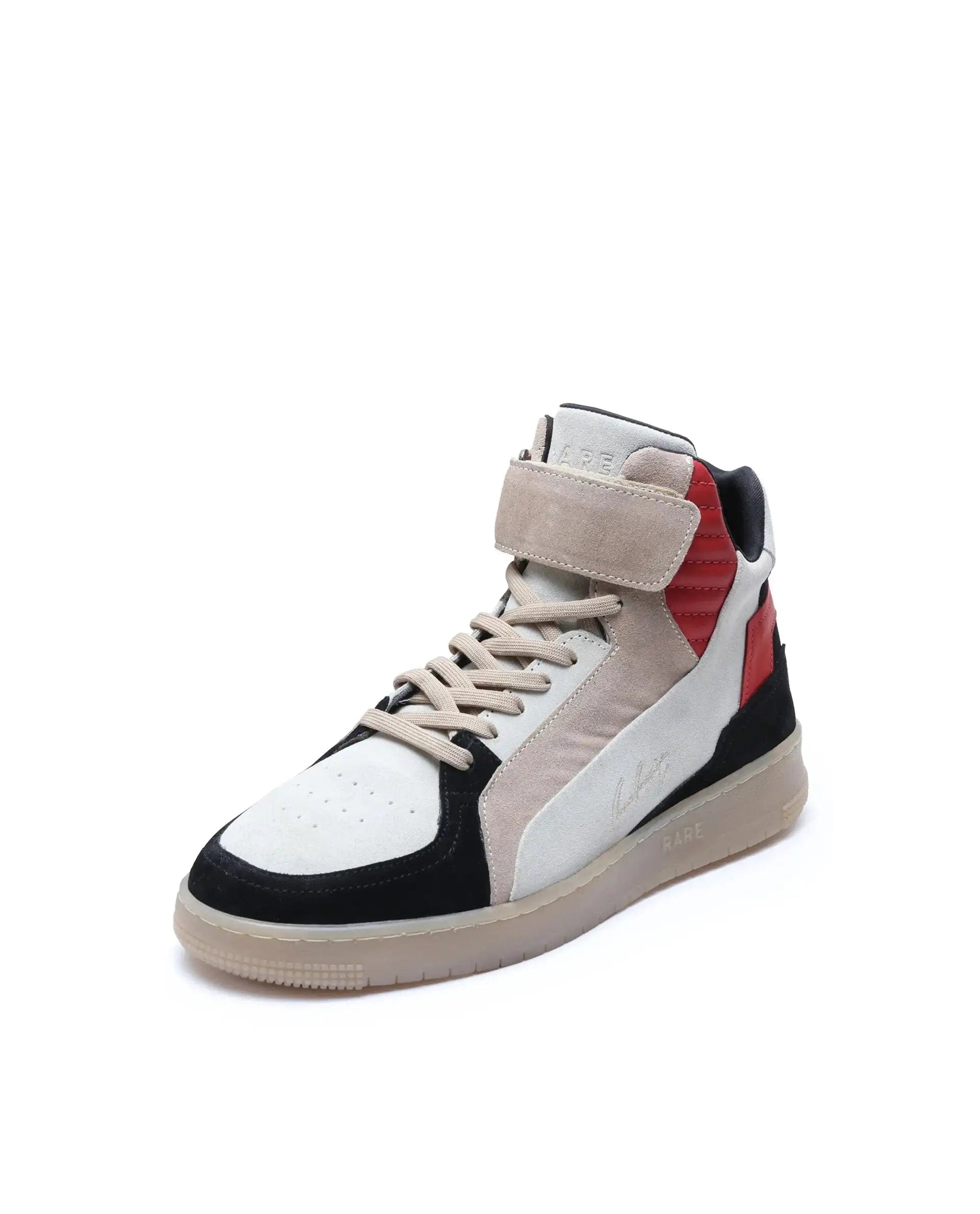 RAREZ Rare Rabbit Men's Bacu Red Lace - Up Suede Leather Closure Sneaker