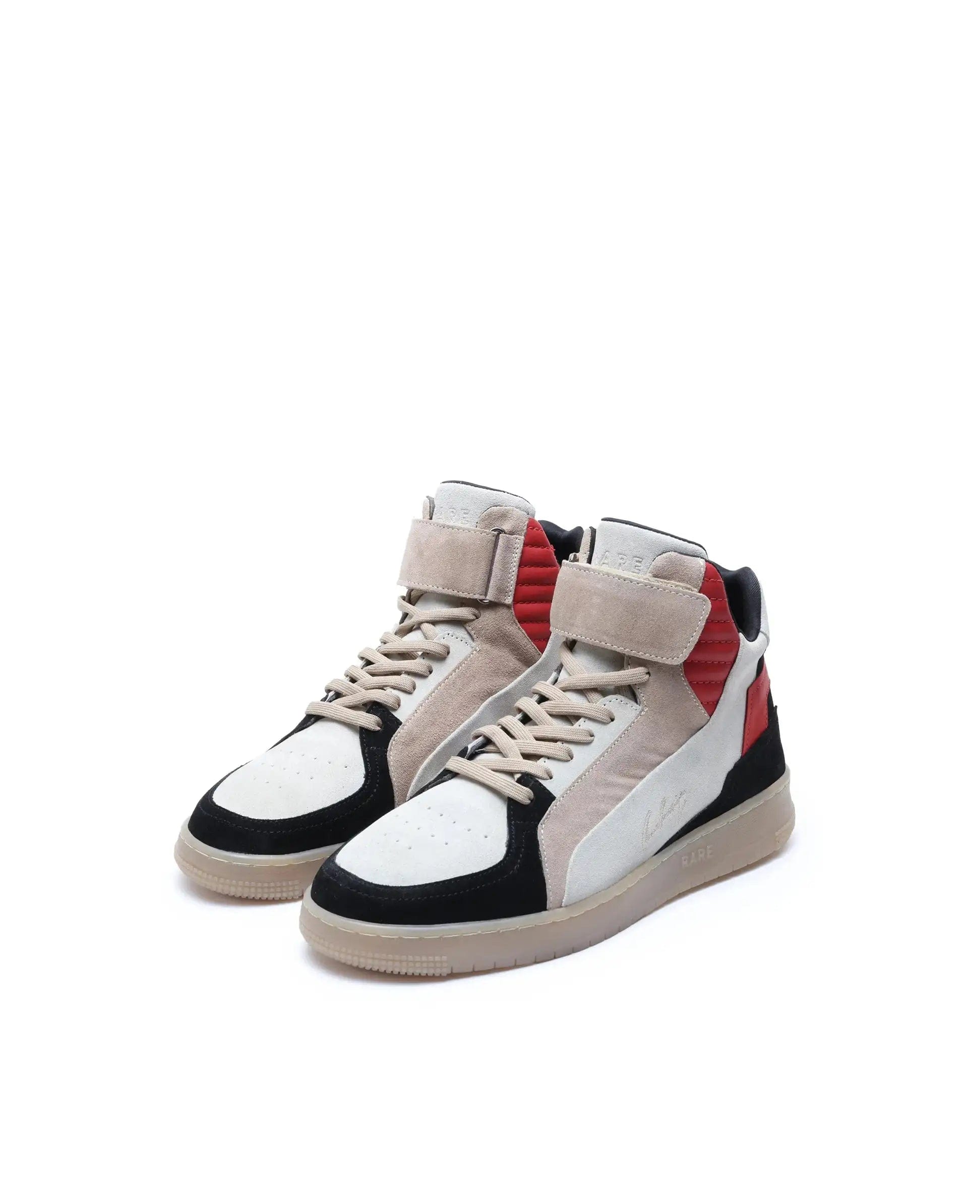 RAREZ Rare Rabbit Men's Bacu Red Lace - Up Suede Leather Closure Sneaker