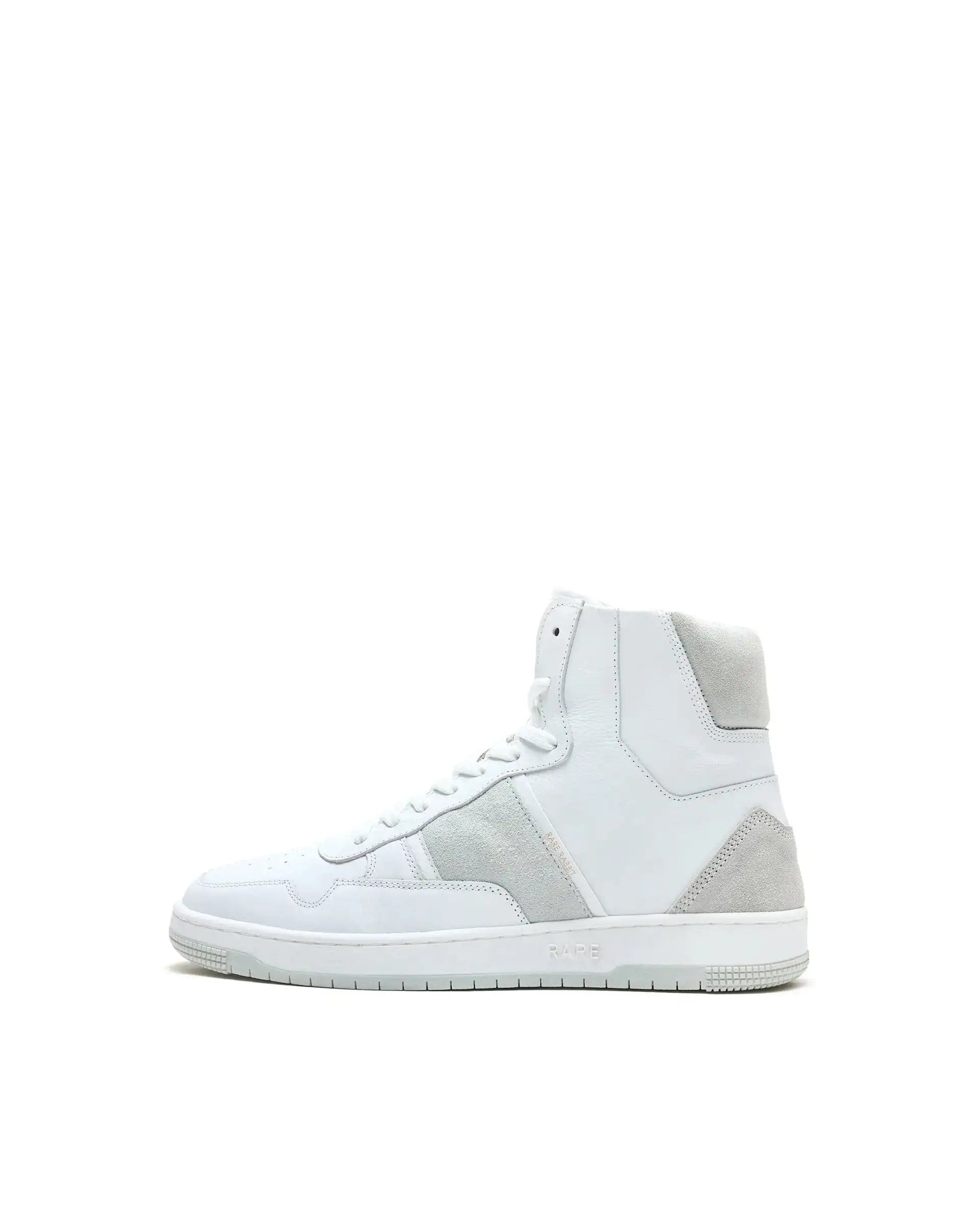 RAREZ Rare Rabbit Men's Dist Cement Leather Lace - Up Closure High - Top Sneaker