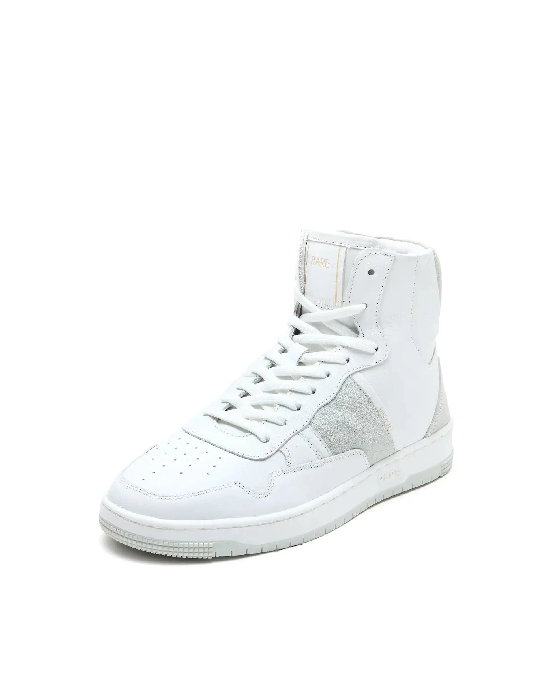 RAREZ Rare Rabbit Men's Dist Cement Leather Lace - Up Closure High - Top Sneaker