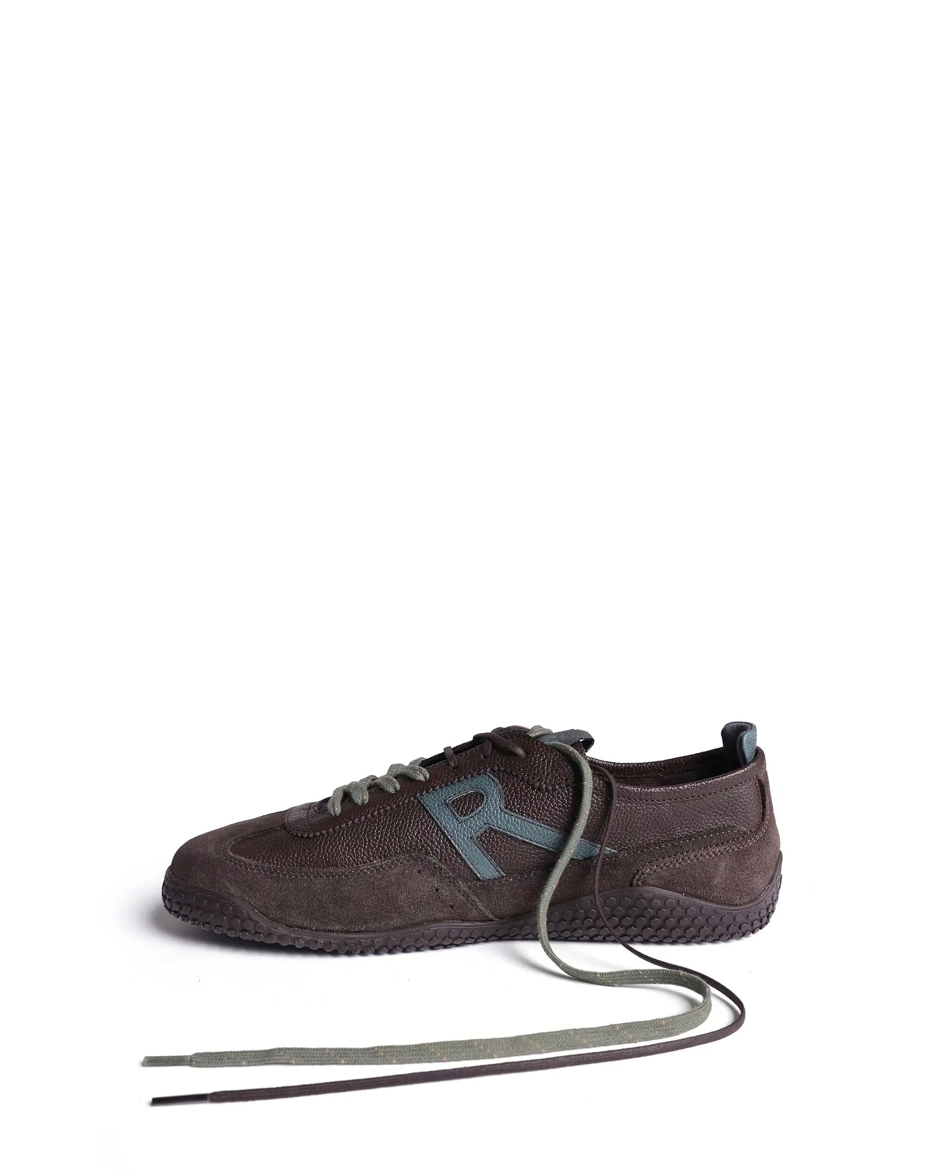 Rarez Men's Sugoi Membo Dark Coffee Leather Regular Sneaker