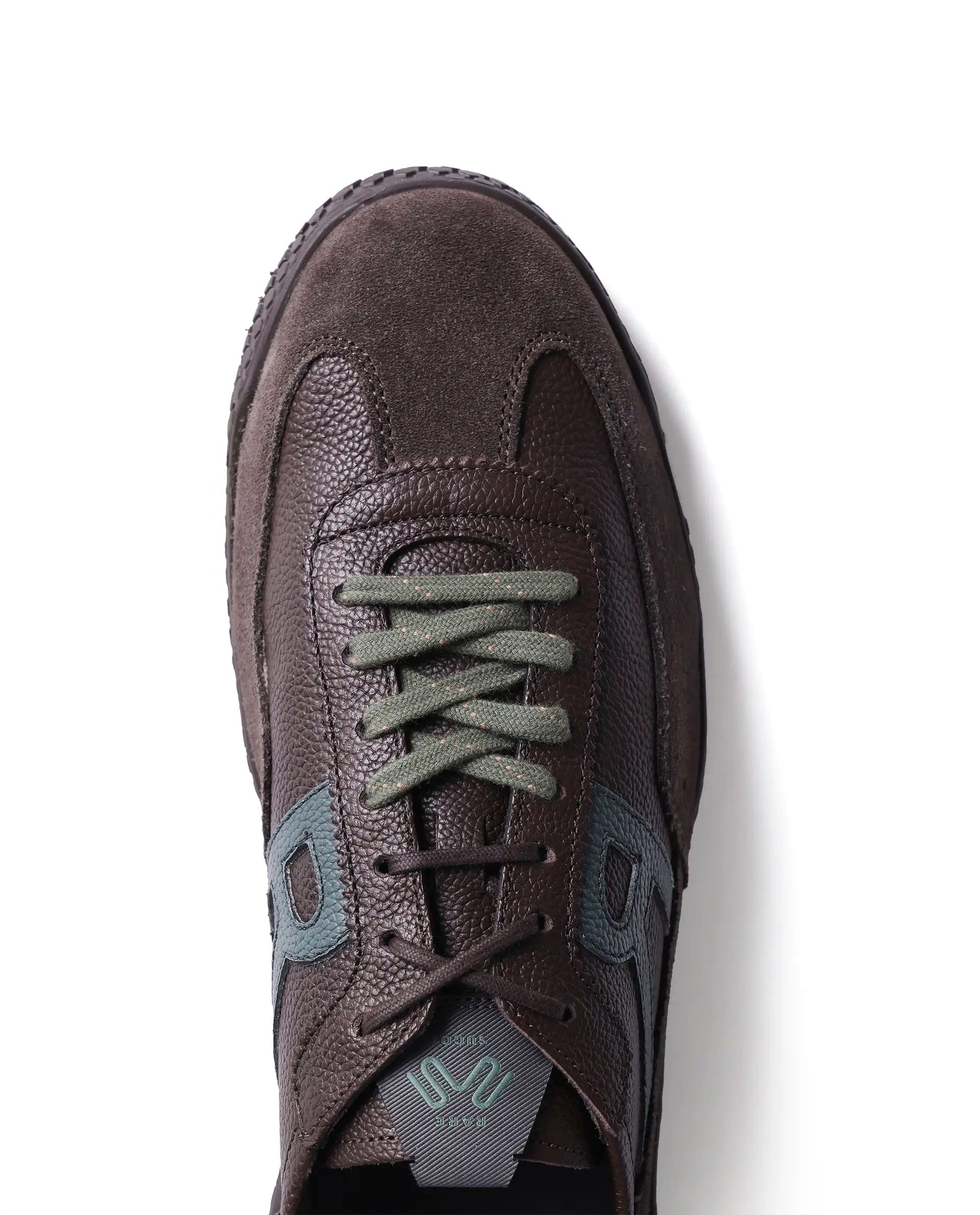 Rarez Men's Sugoi Membo Dark Coffee Leather Regular Sneaker