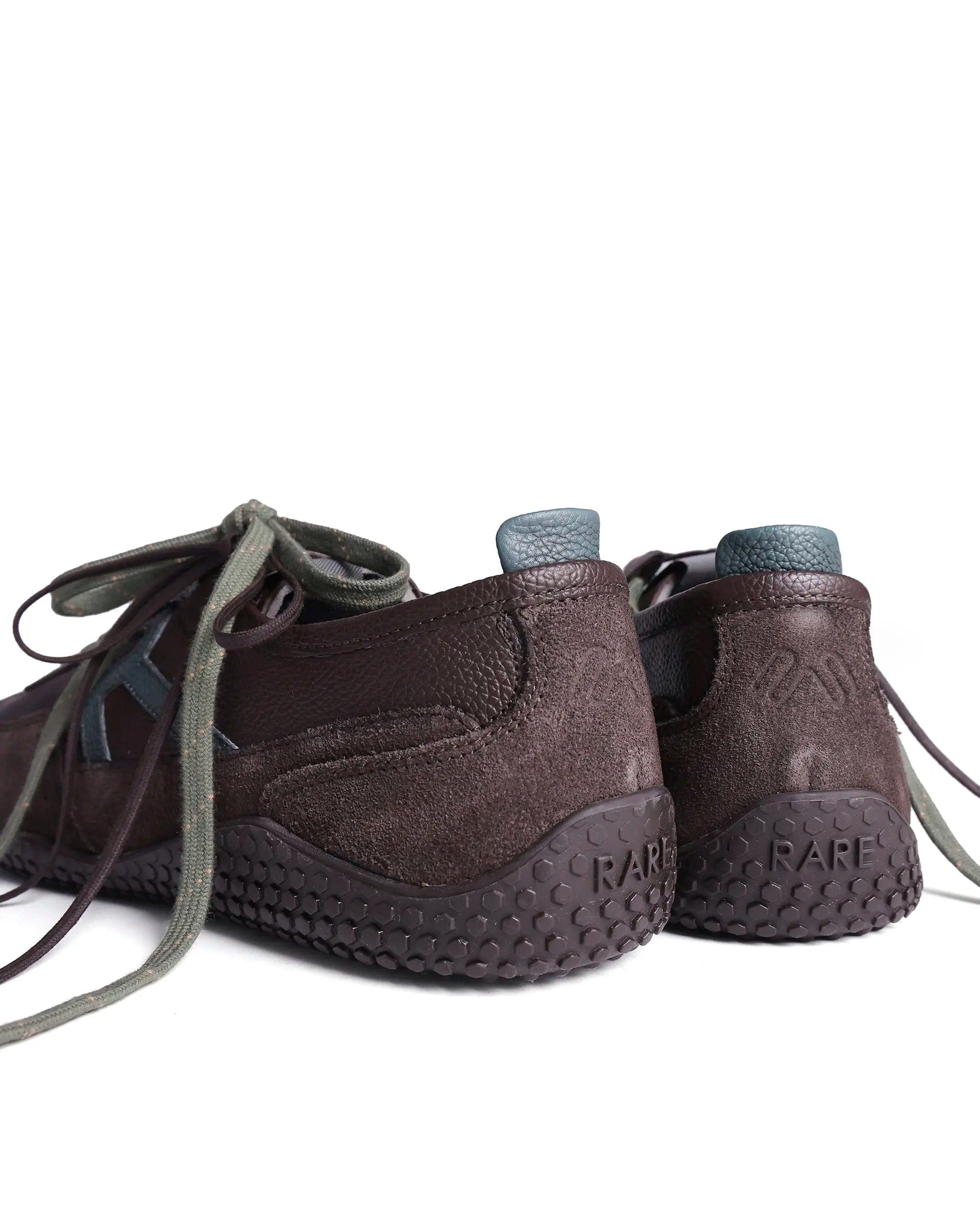 Rarez Men's Sugoi Membo Dark Coffee Leather Regular Sneaker