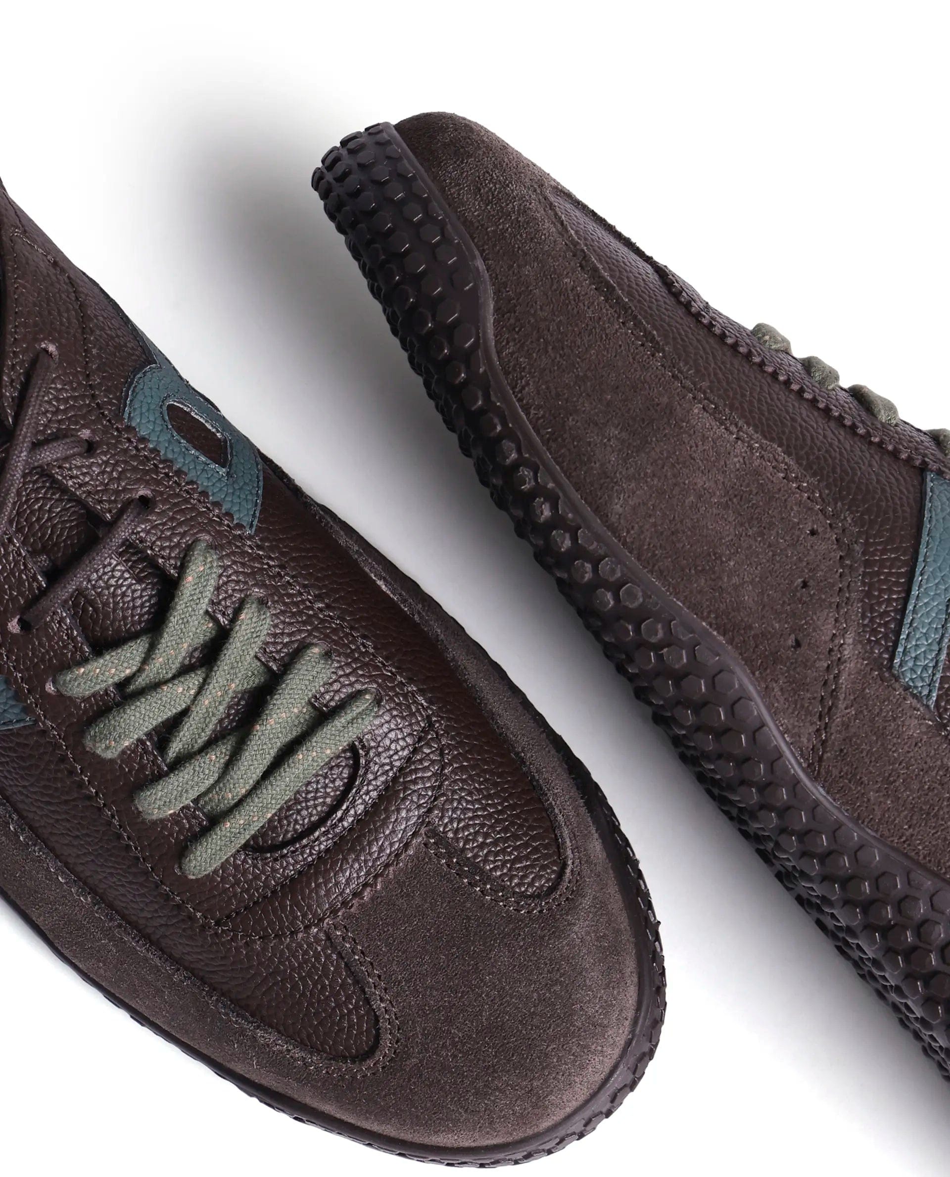 Rarez Men's Sugoi Membo Dark Coffee Leather Regular Sneaker