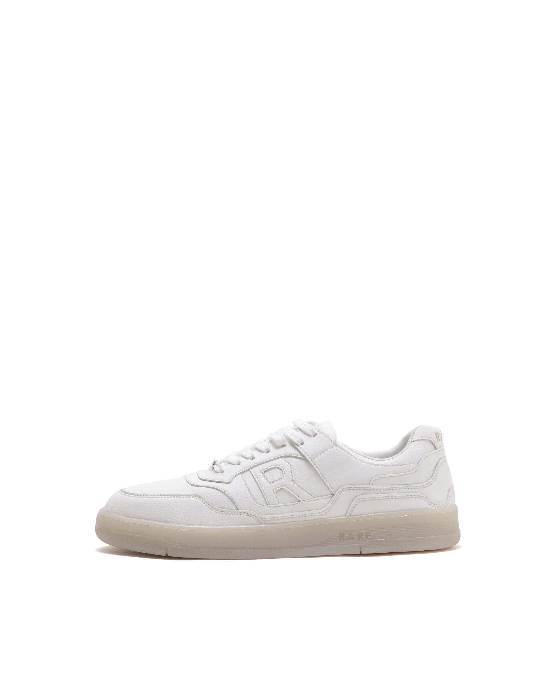 Rarez Men's Gabrix White Regular Micro Fiber Sneaker