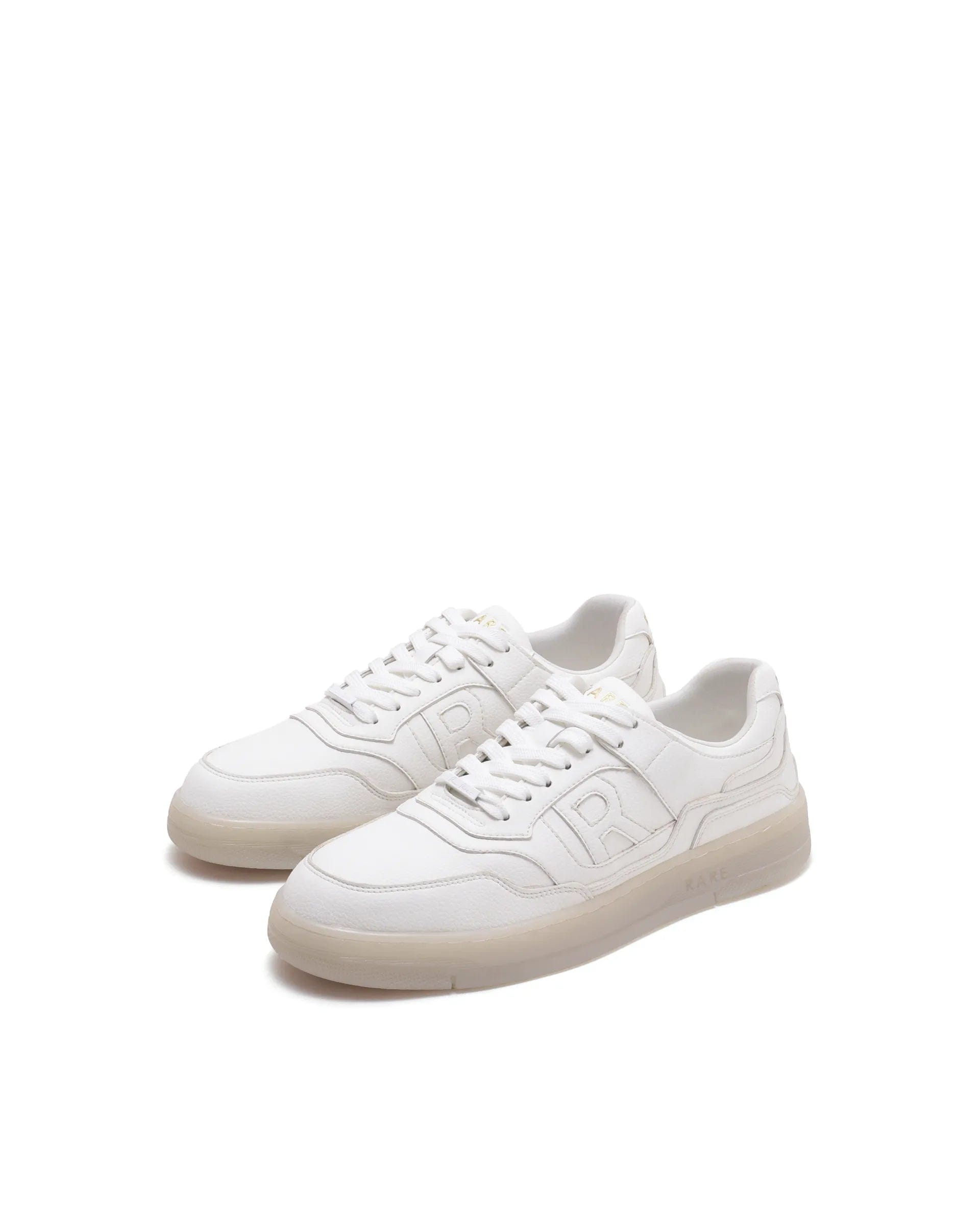 Rarez Men's Gabrix White Regular Micro Fiber Sneaker