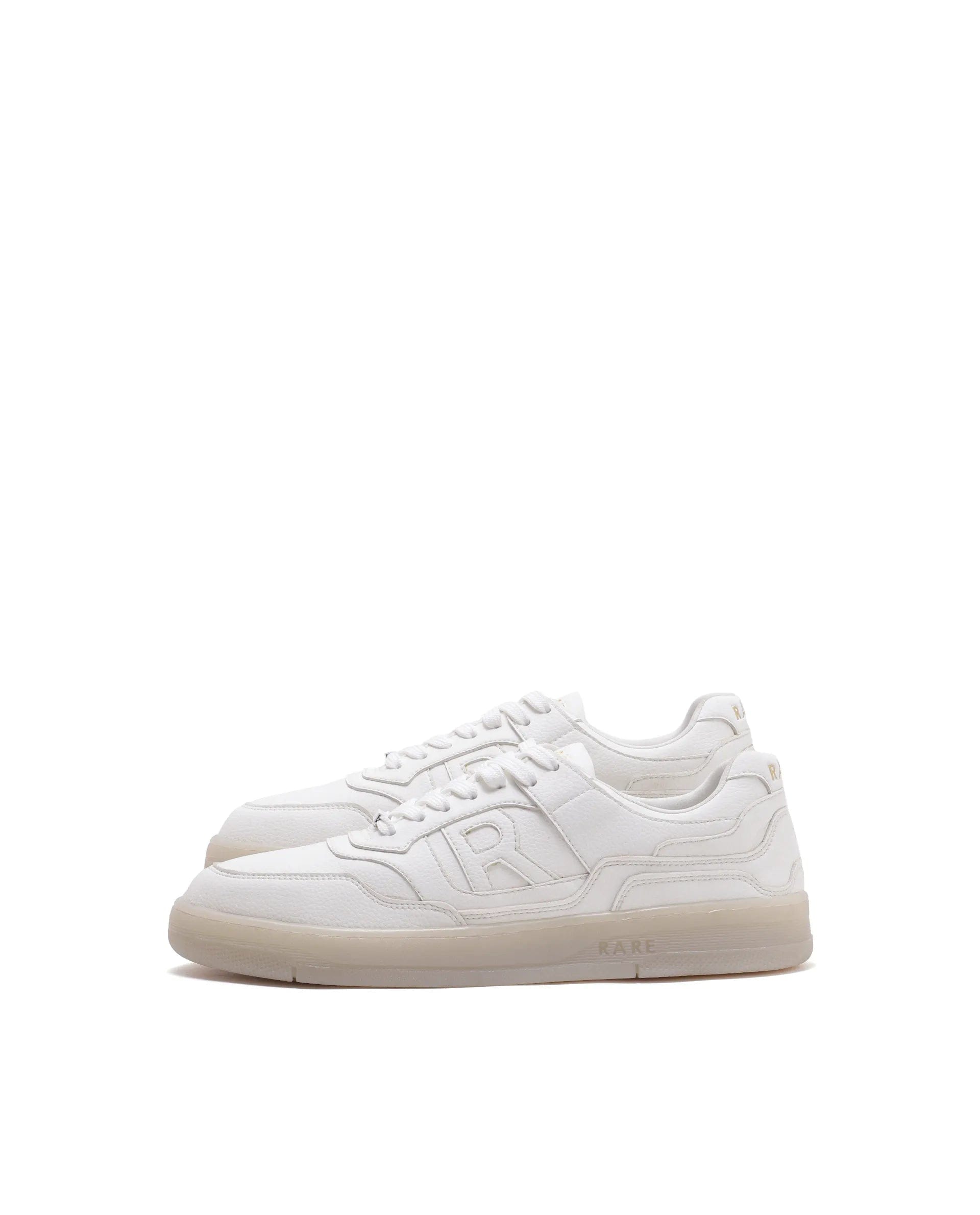 Rarez Men's Gabrix White Regular Micro Fiber Sneaker