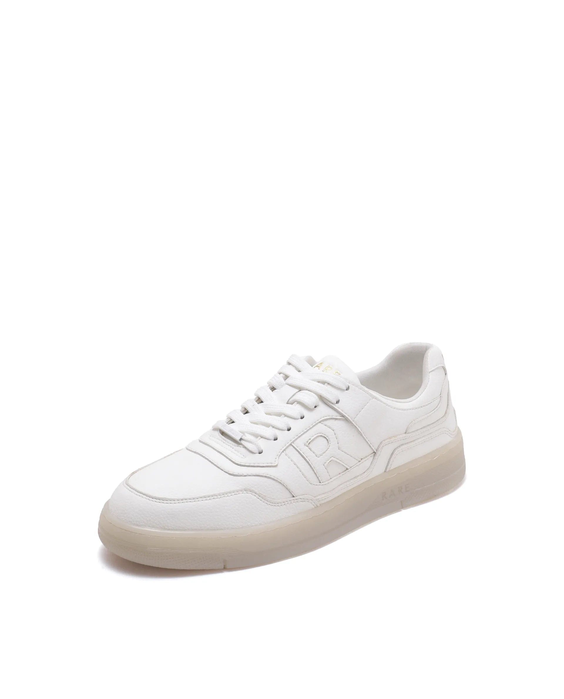 Rarez Men's Gabrix White Regular Micro Fiber Sneaker