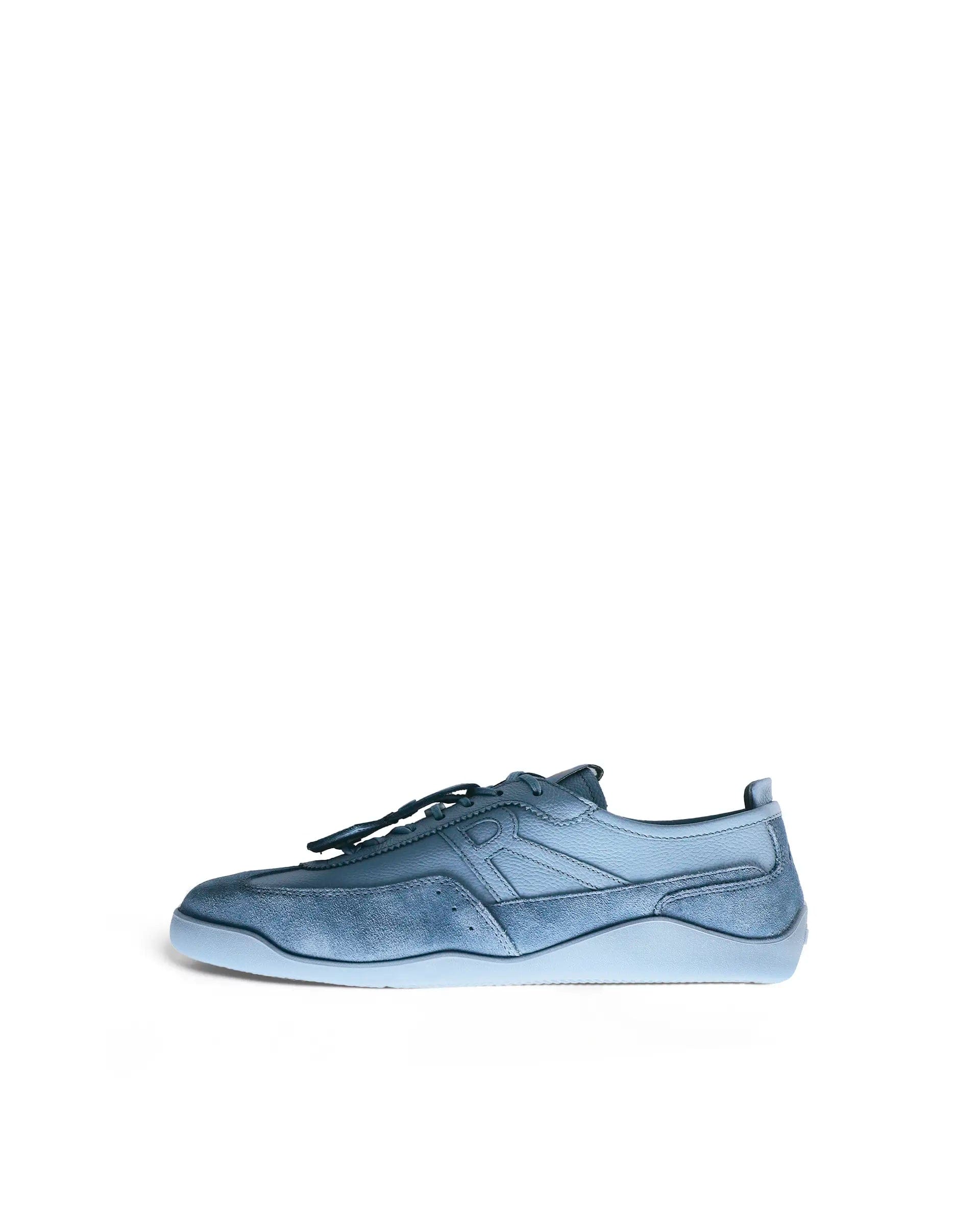 Rarez Men's Sugoi Still Primary Cobalt Leather Regular Sneaker