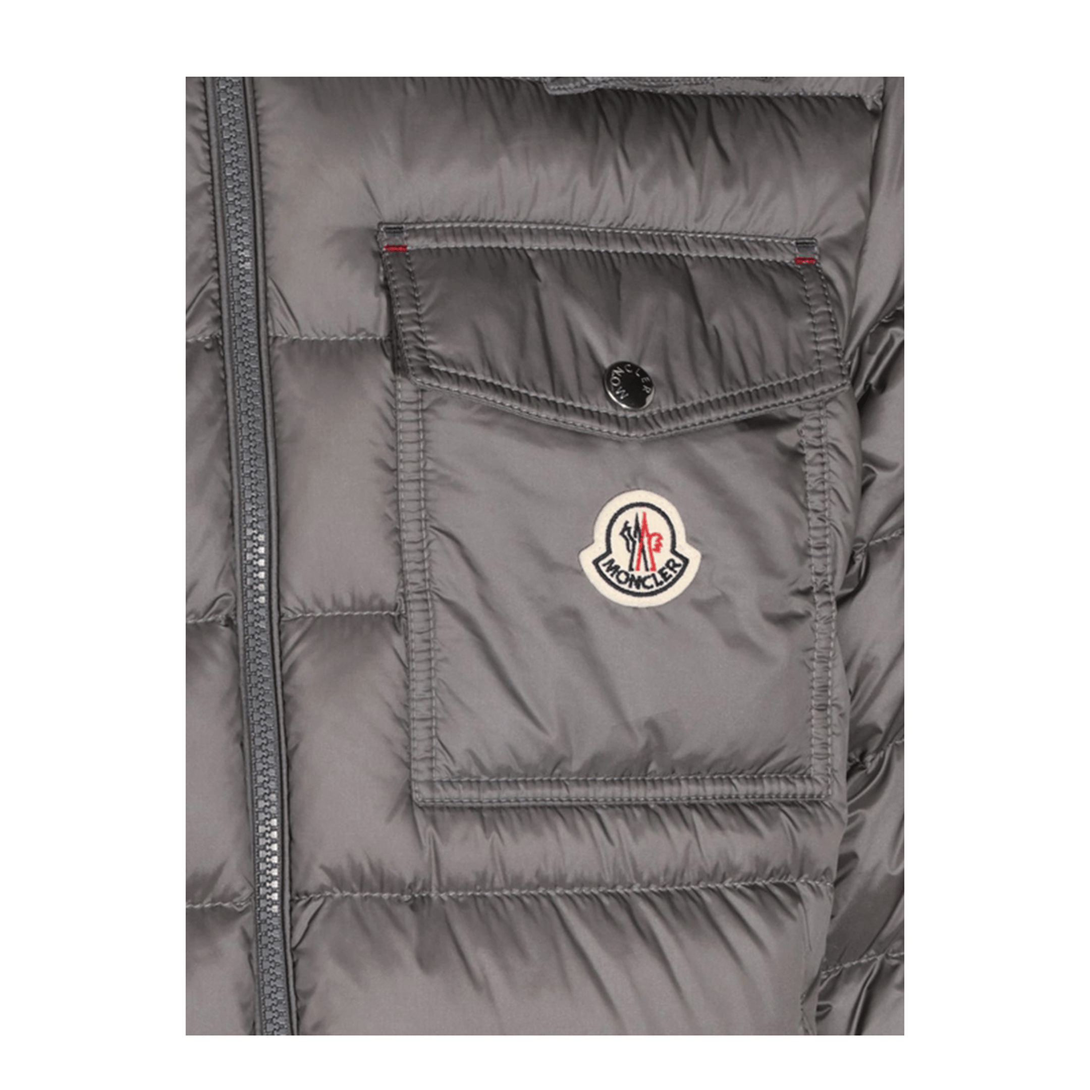 Moncler Coats Grey
