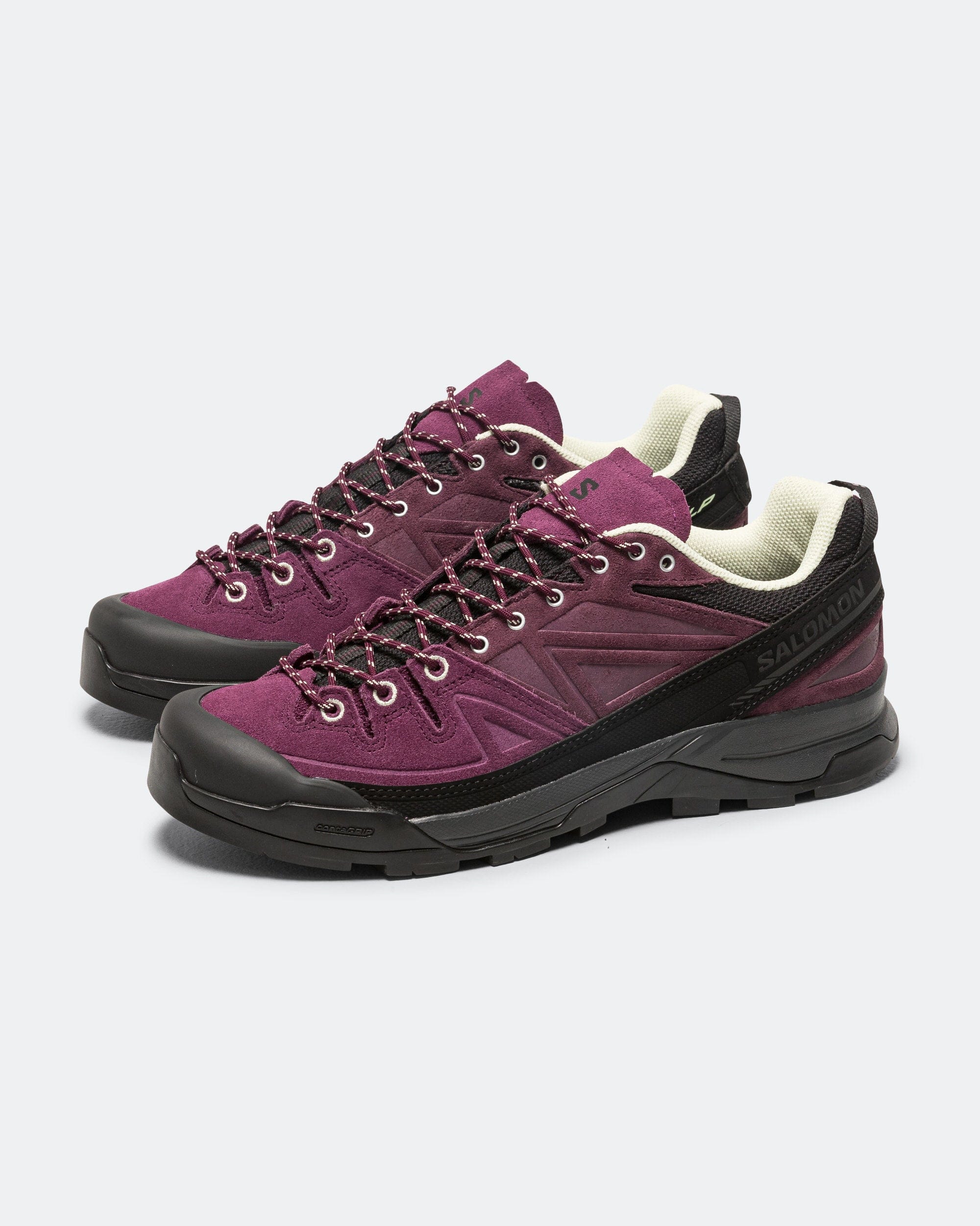 Salomon X - ALP Leather - Winter Bloom/Plum Perfect - Lime Cream