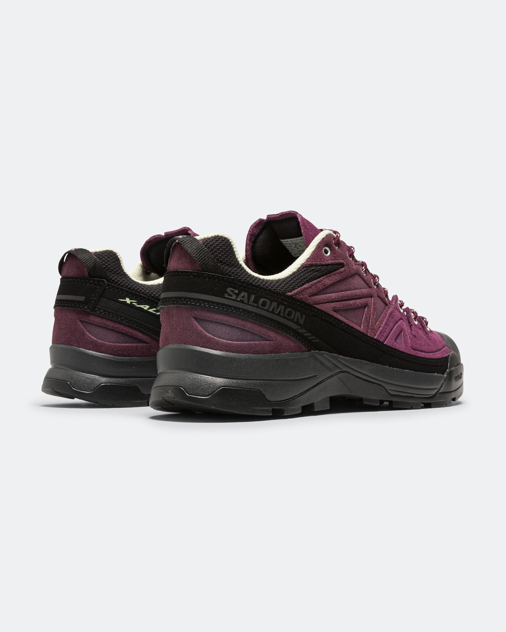 Salomon X - ALP Leather - Winter Bloom/Plum Perfect - Lime Cream