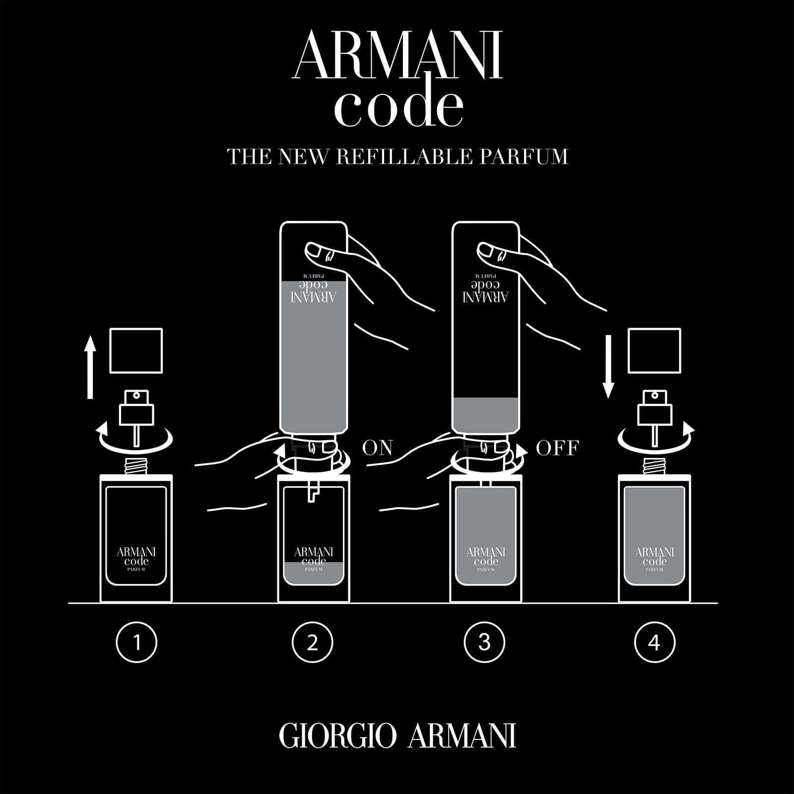 Armani Code Parfum Pour Homme Parfum Refill 150 ml